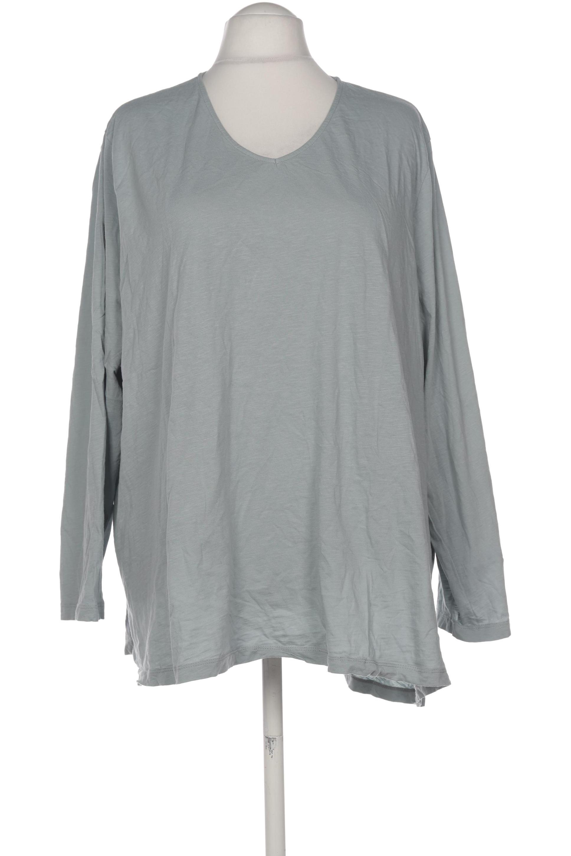 

Pure by Ulla Popken Damen Langarmshirt, hellblau, Gr. 58