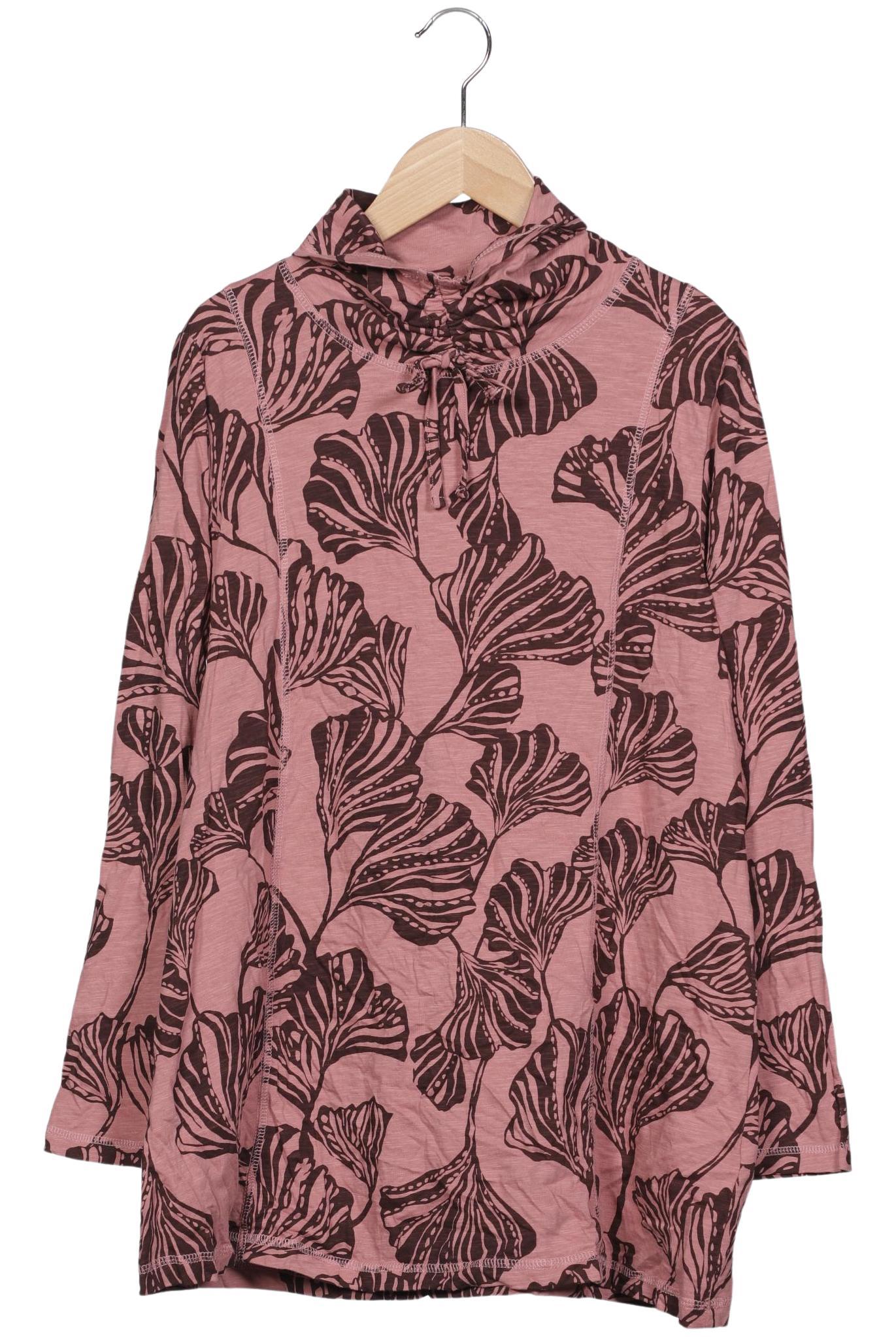 

Pure by Ulla Popken Damen Langarmshirt, bordeaux, Gr. 42