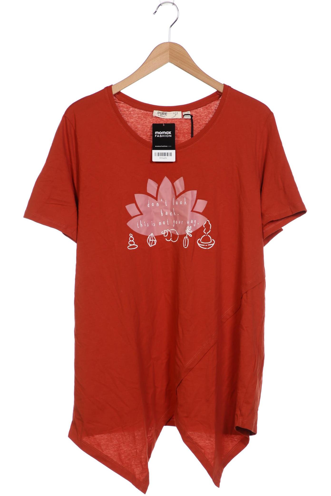 

Pure by Ulla Popken Damen T-Shirt, rot, Gr. 46