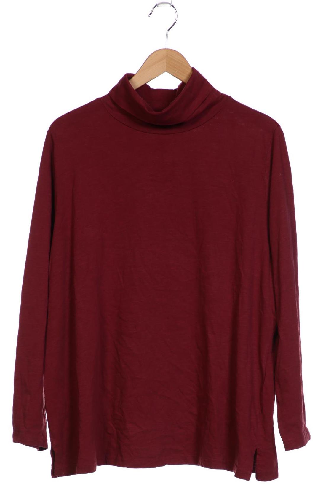 

Pure by Ulla Popken Damen Langarmshirt, bordeaux, Gr. 50