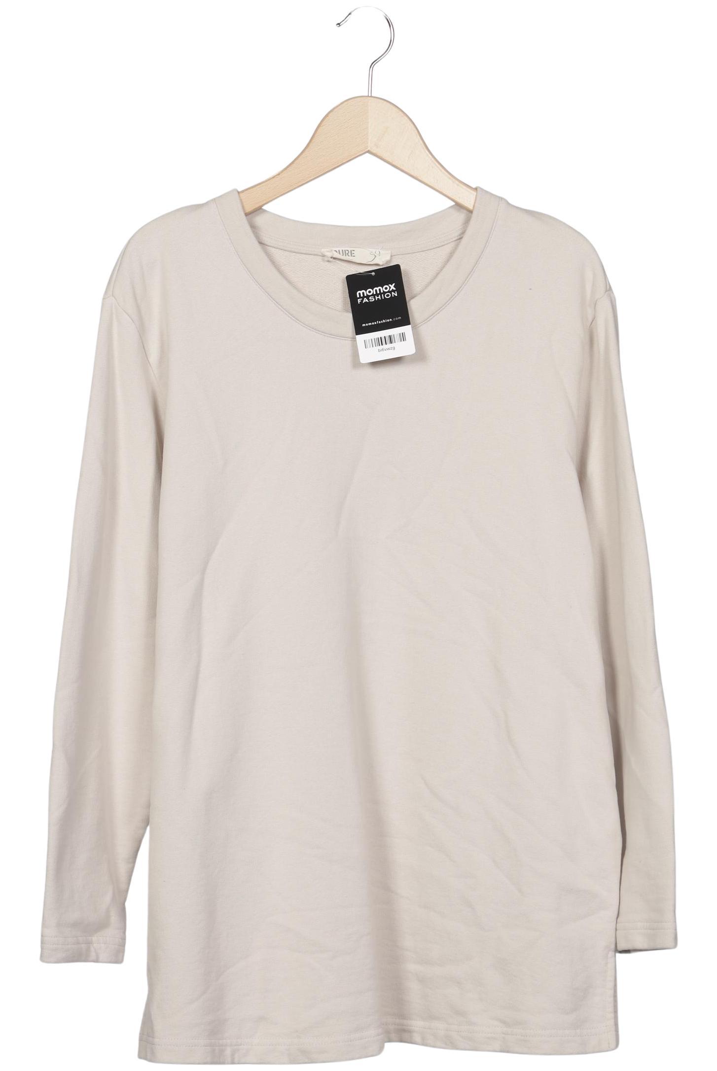 

Pure by Ulla Popken Damen Sweatshirt, beige, Gr. 42