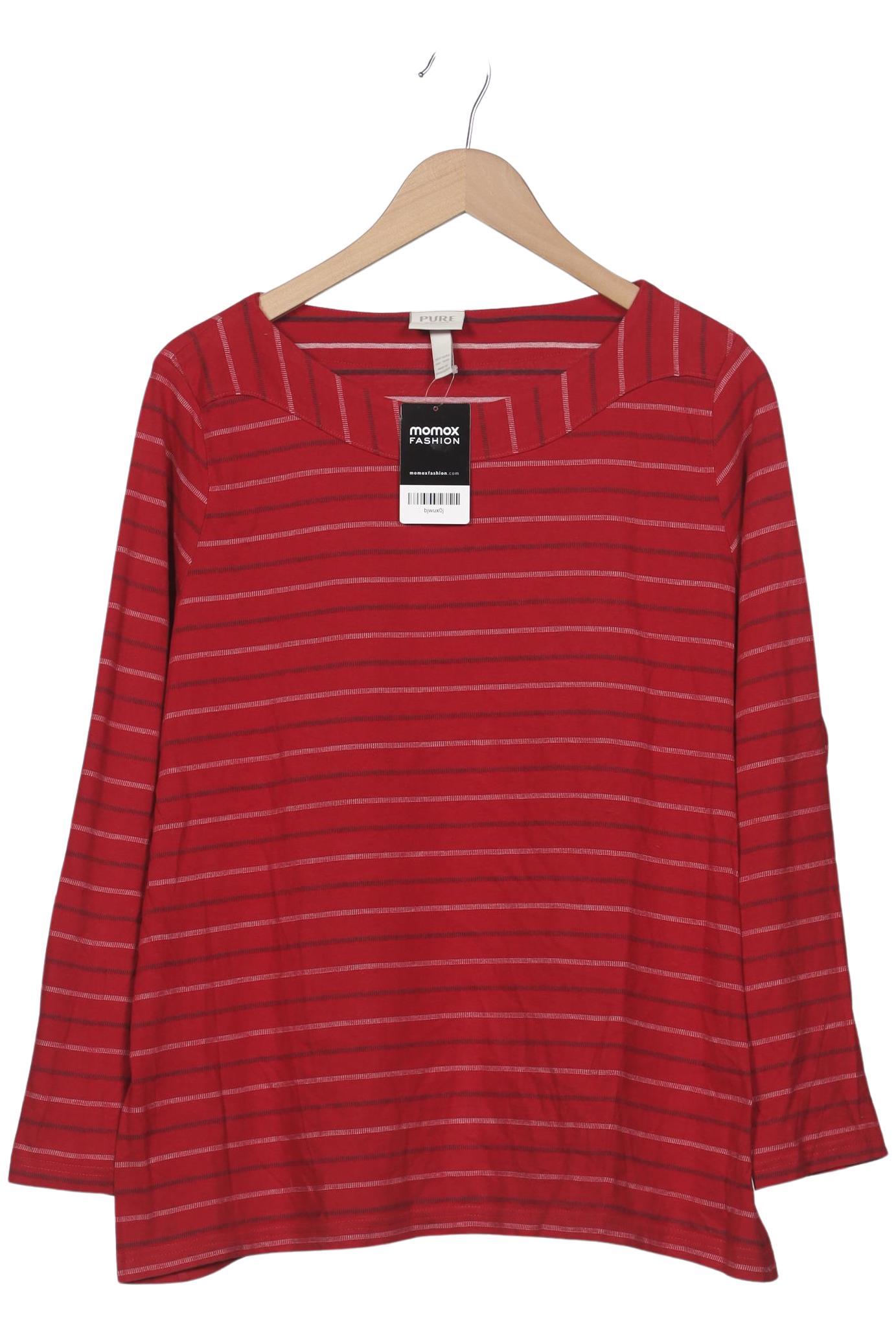 

Pure by Ulla Popken Damen Langarmshirt, rot, Gr. 46