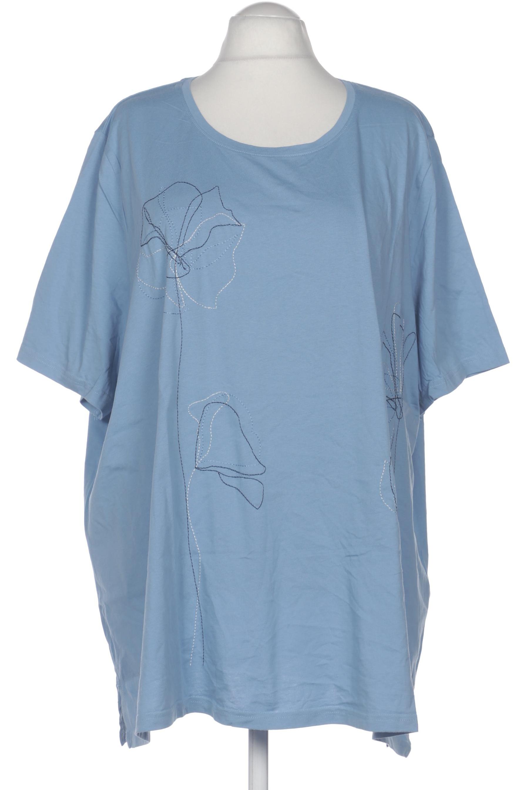 

Pure by Ulla Popken Damen T-Shirt, blau, Gr. 58