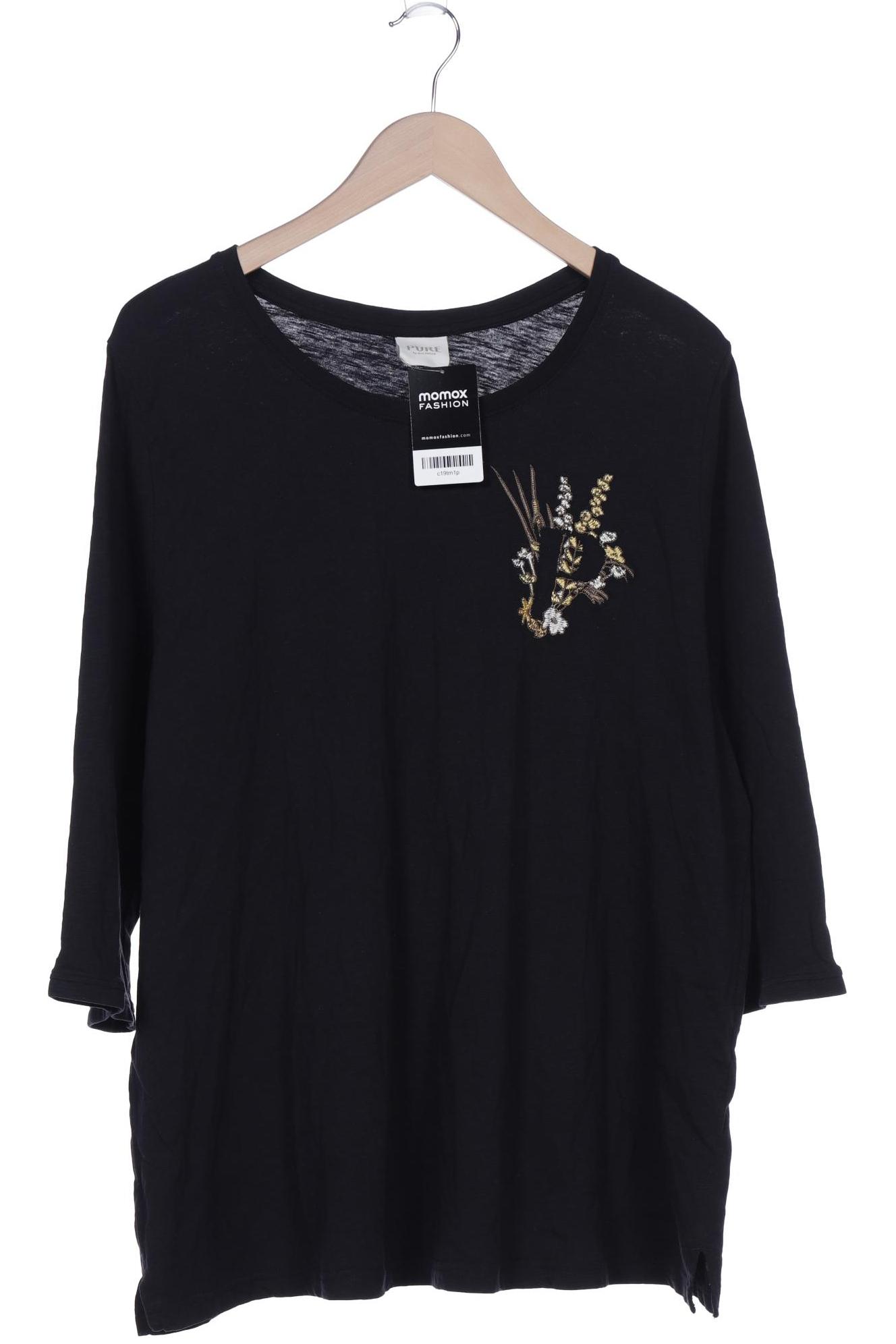 

Pure by Ulla Popken Damen Langarmshirt, schwarz