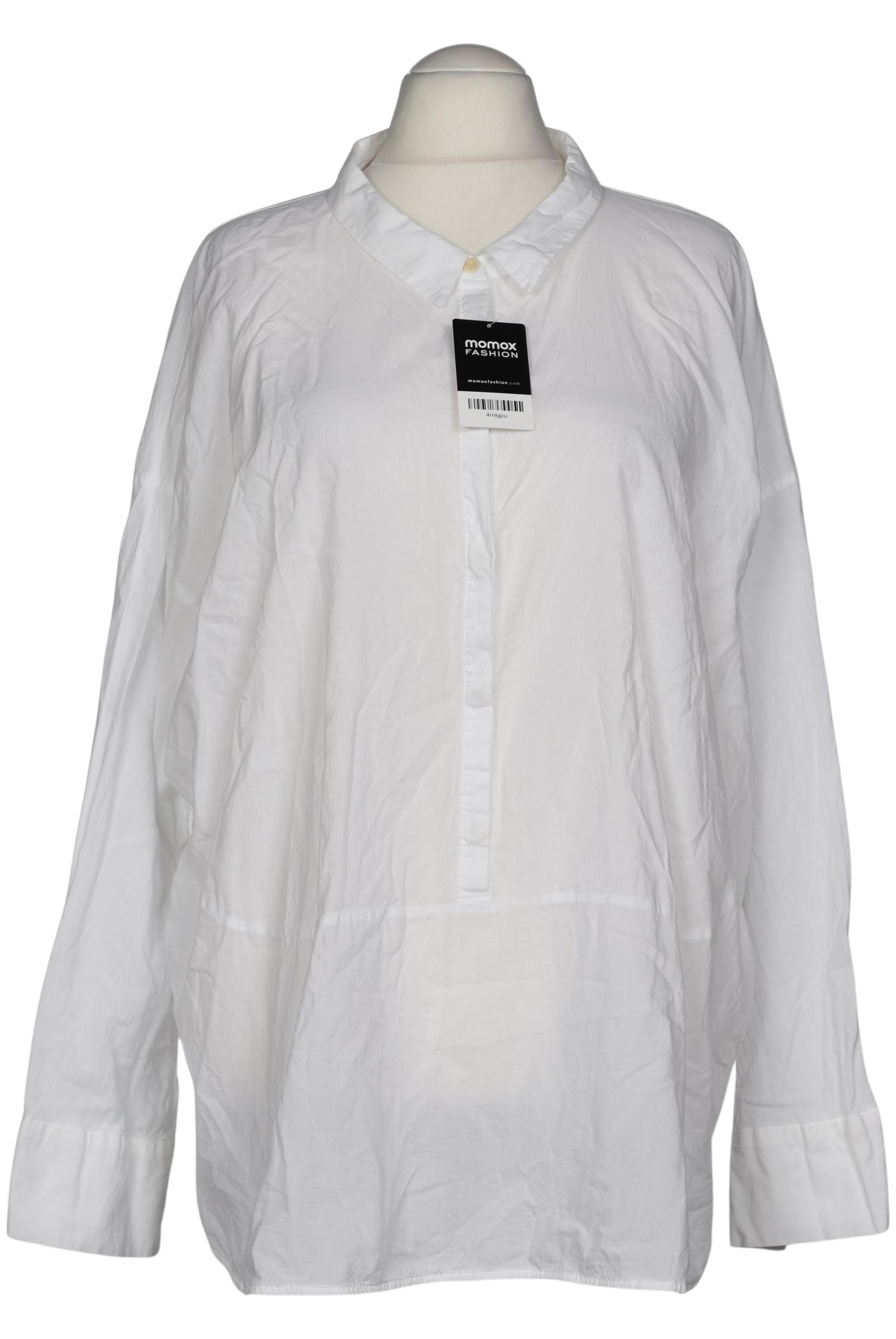 

Pure by Ulla Popken Damen Bluse, weiß, Gr. 54