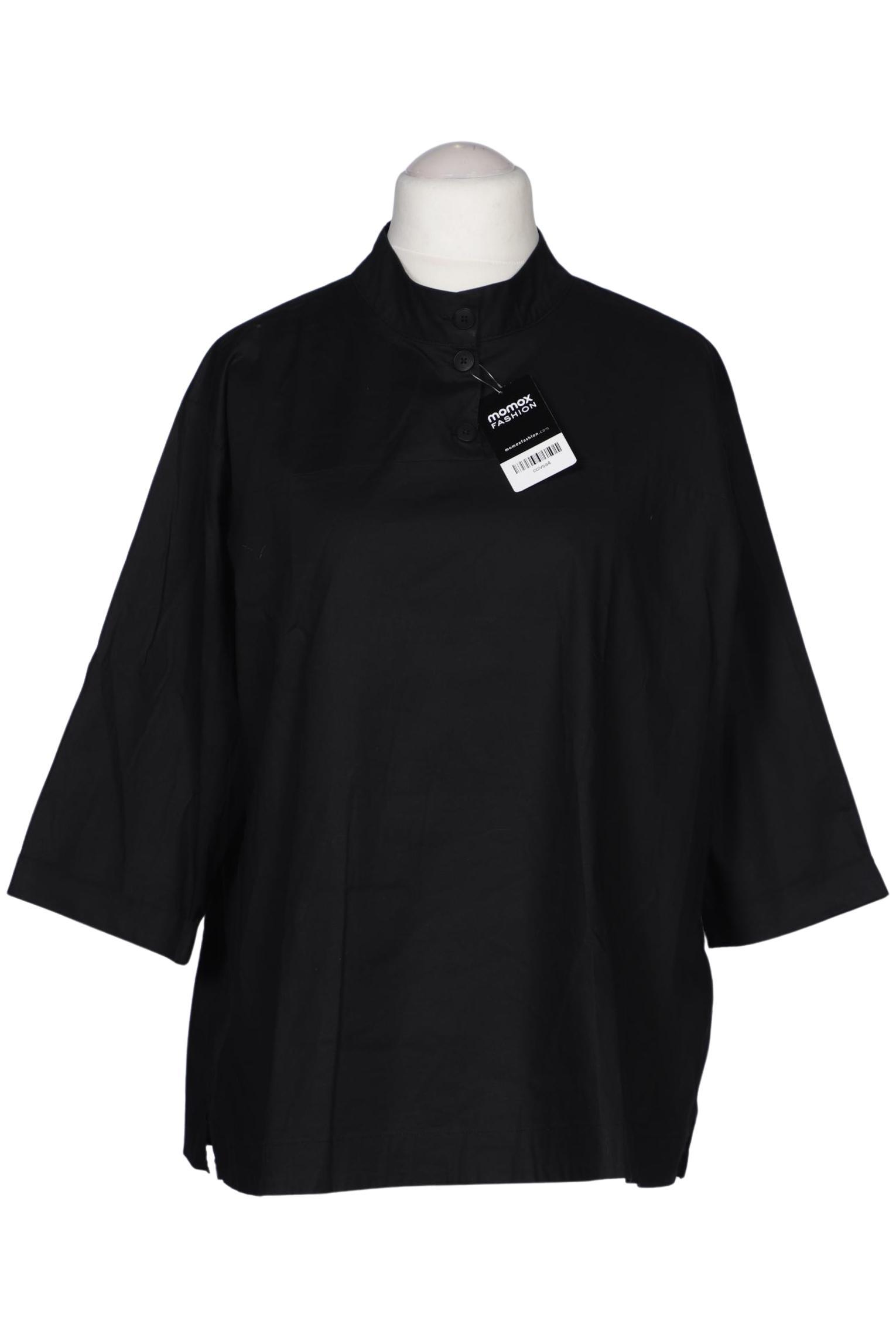 

Pure by Ulla Popken Damen Bluse, schwarz, Gr. 46