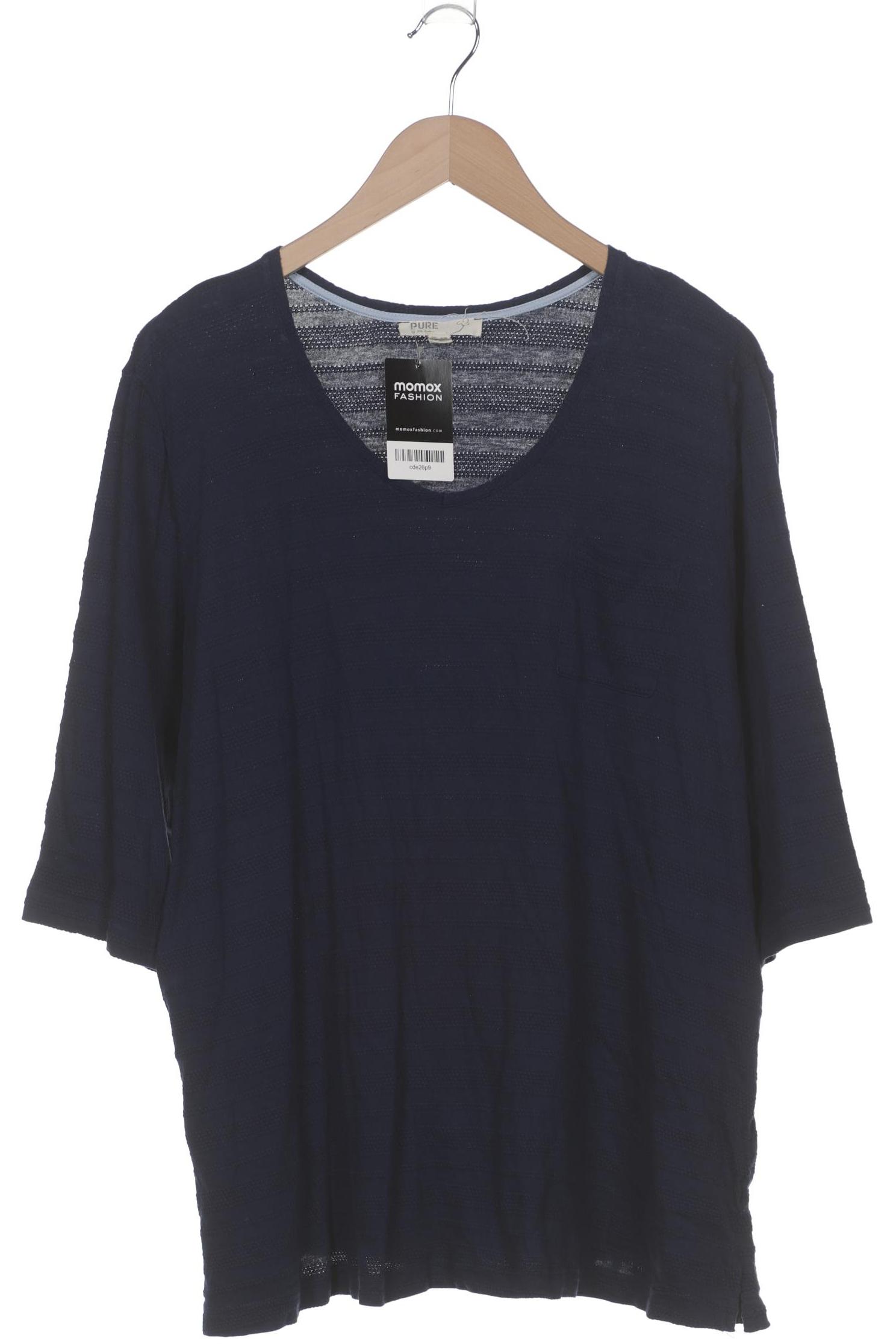 

Pure by Ulla Popken Damen Langarmshirt, marineblau, Gr. 46