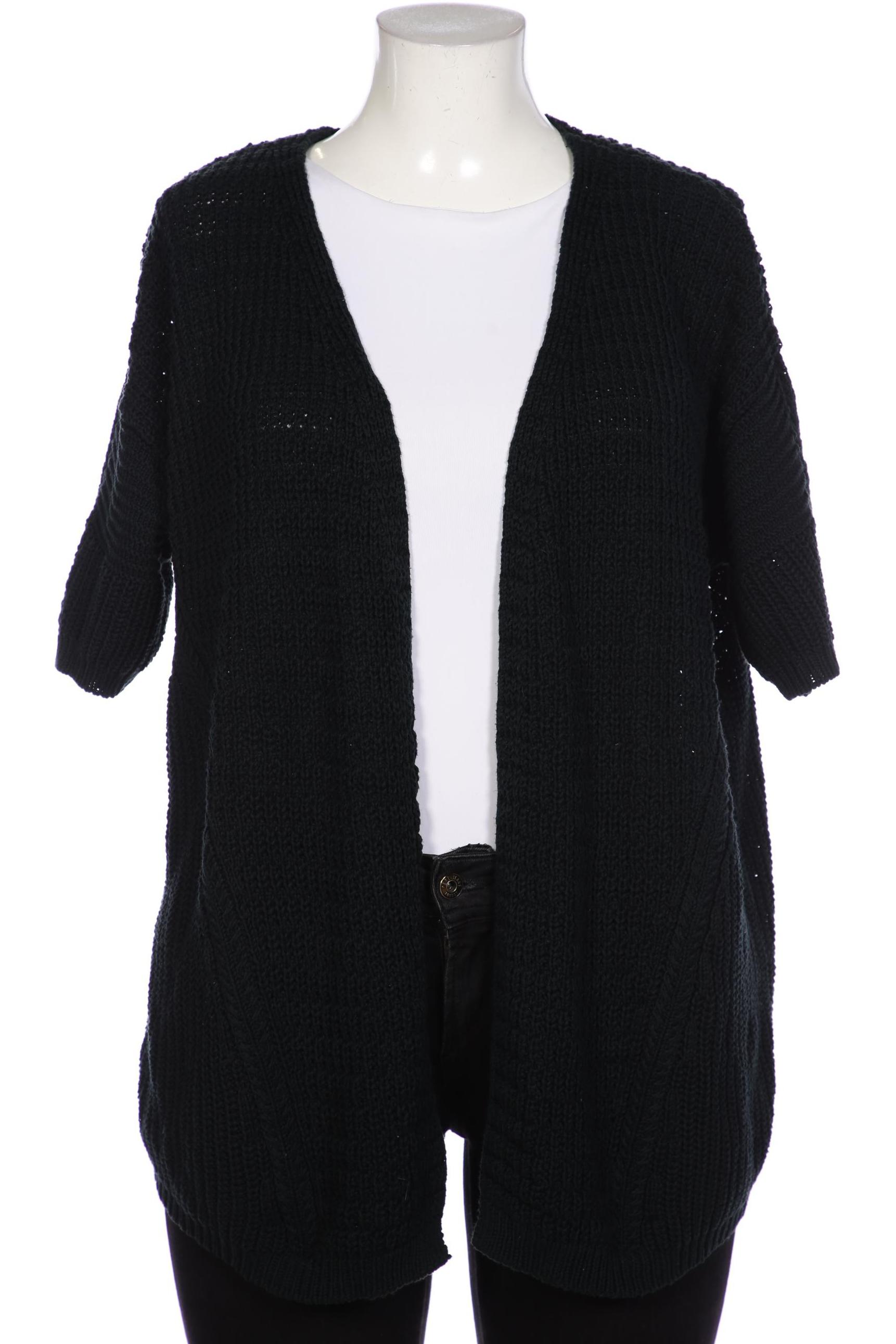 

Pure by Ulla Popken Damen Strickjacke, grün, Gr. 42