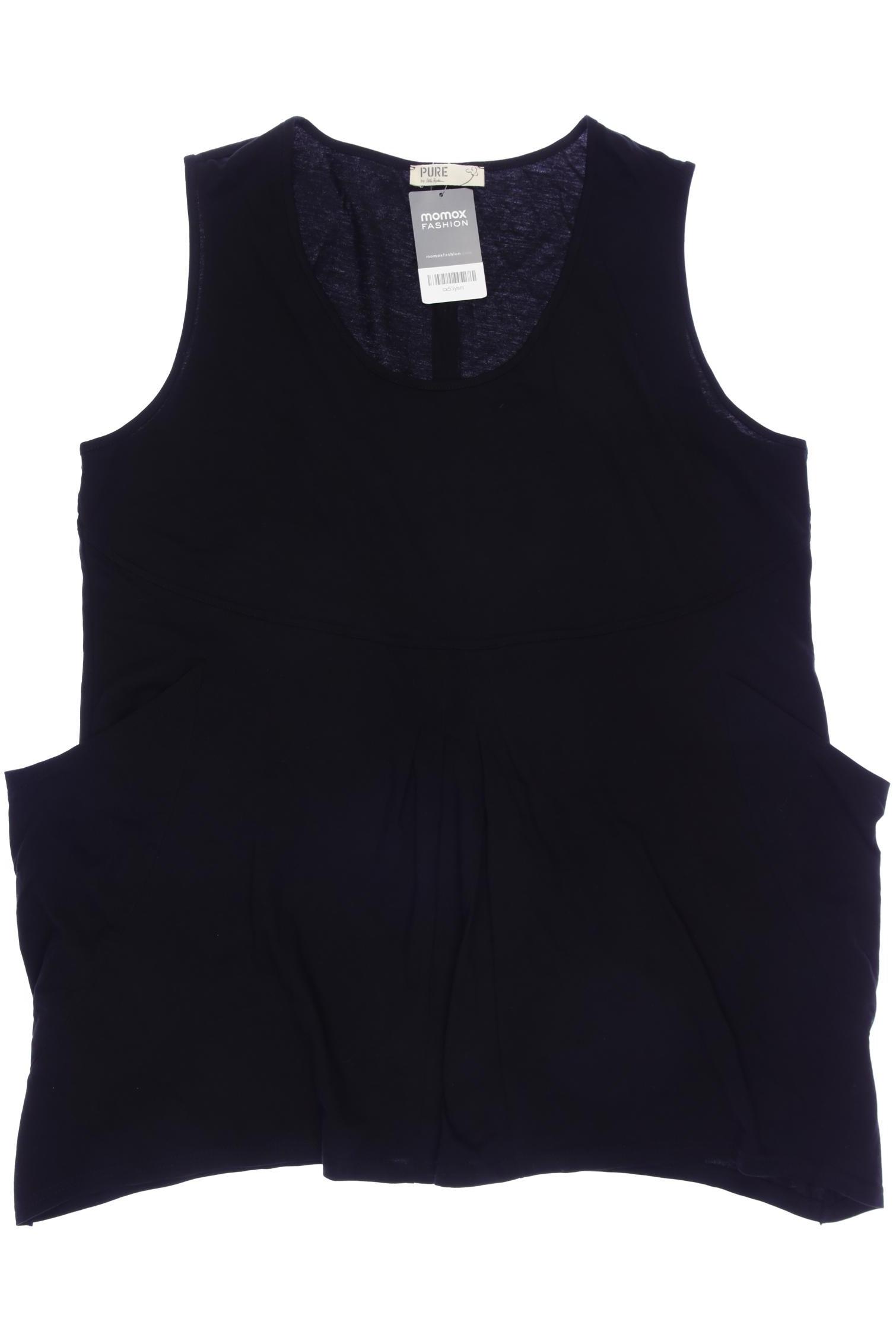 

Pure by Ulla Popken Damen Top, schwarz, Gr. 46