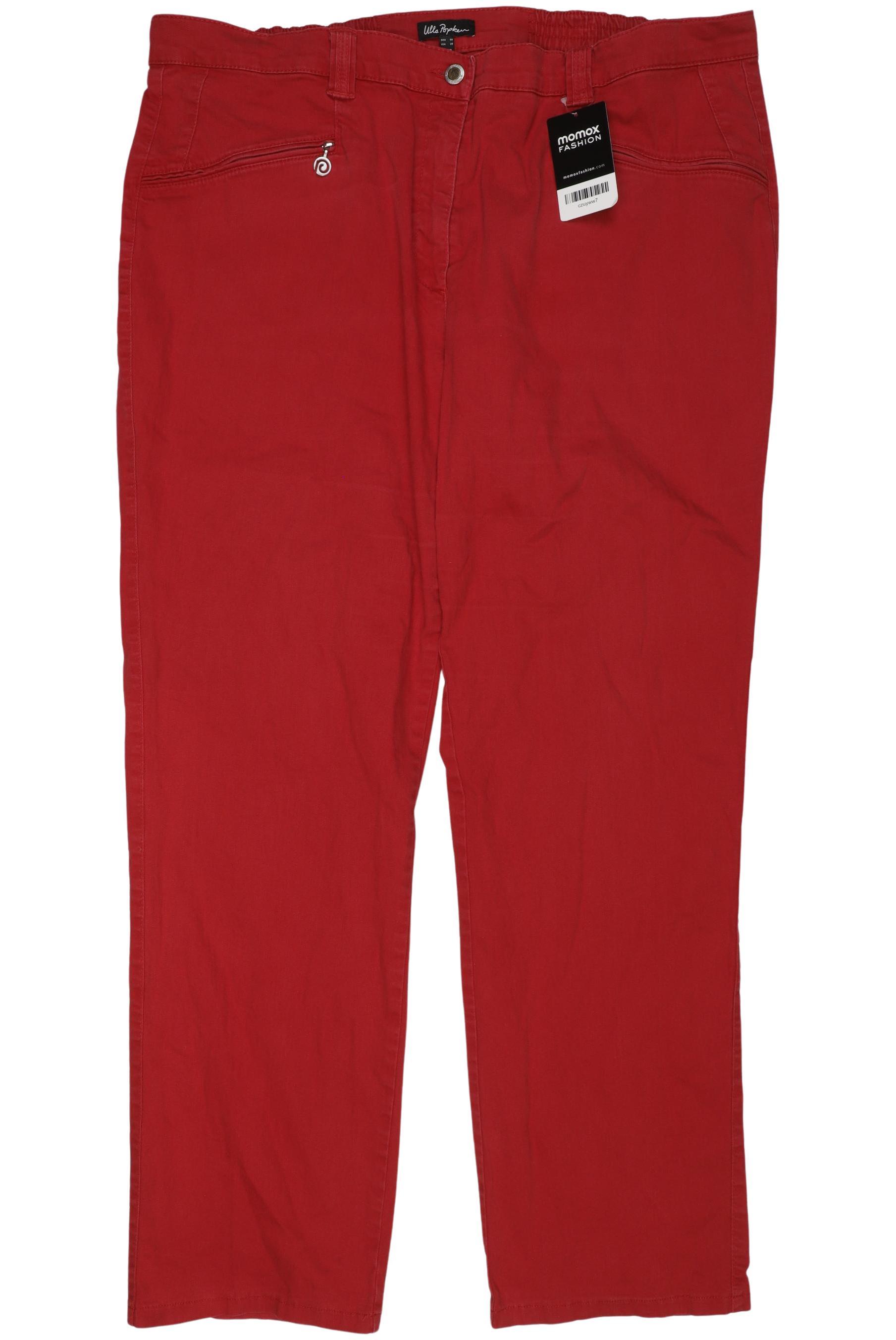 

Pure by Ulla Popken Damen Stoffhose, rot, Gr. 50