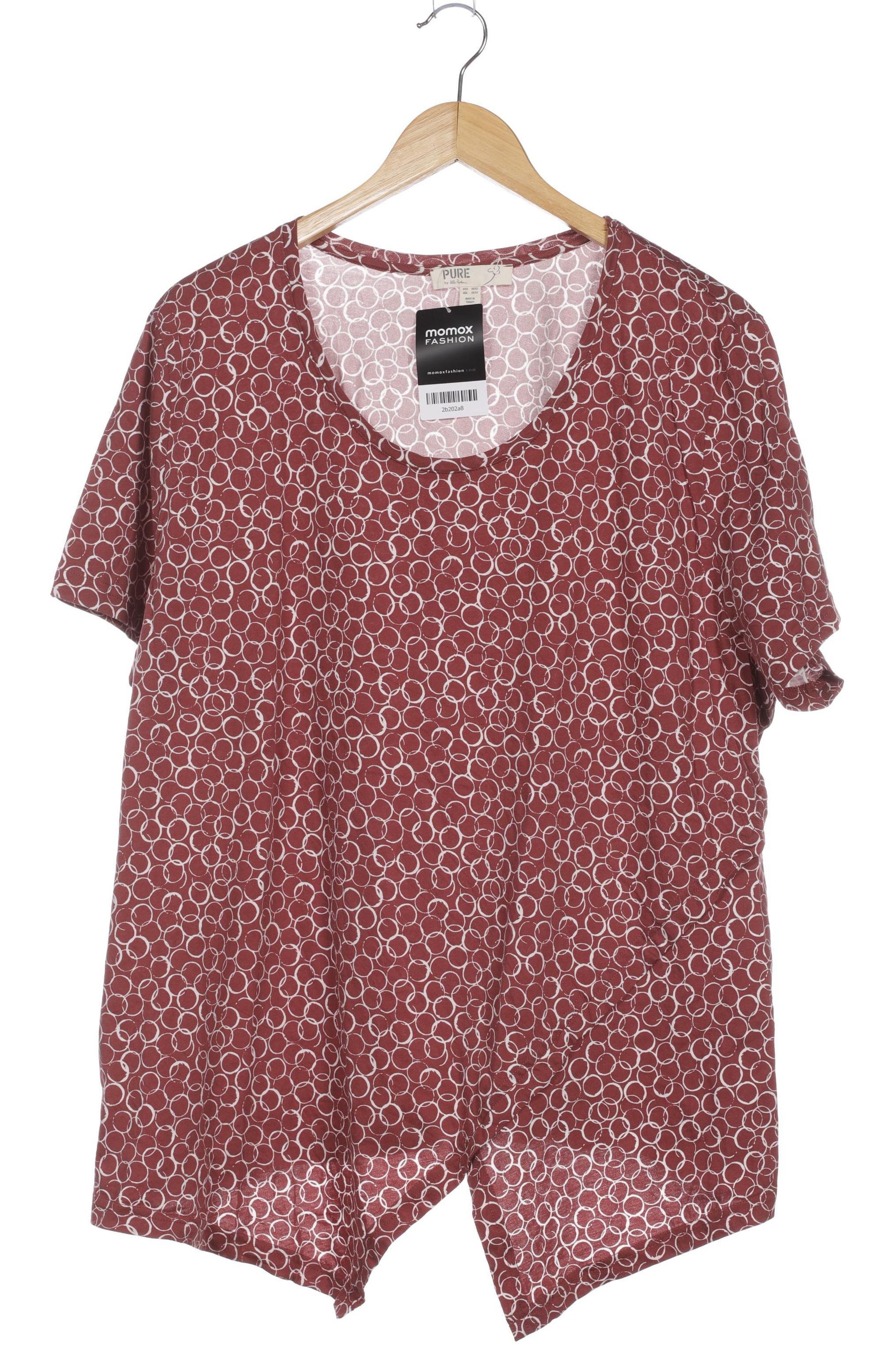 

Pure by Ulla Popken Damen T-Shirt, braun, Gr. 50