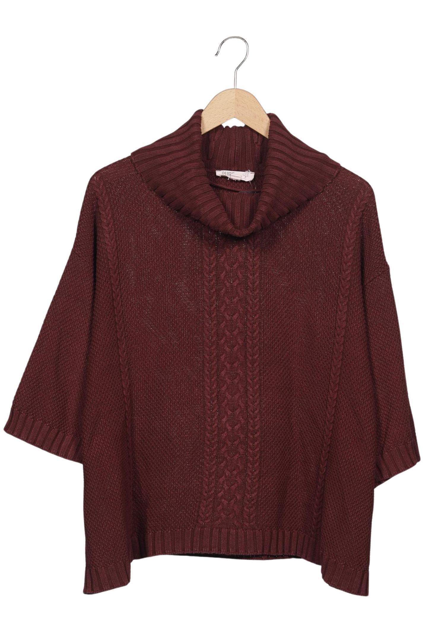 

Pure by Ulla Popken Damen Pullover, bordeaux, Gr. 46