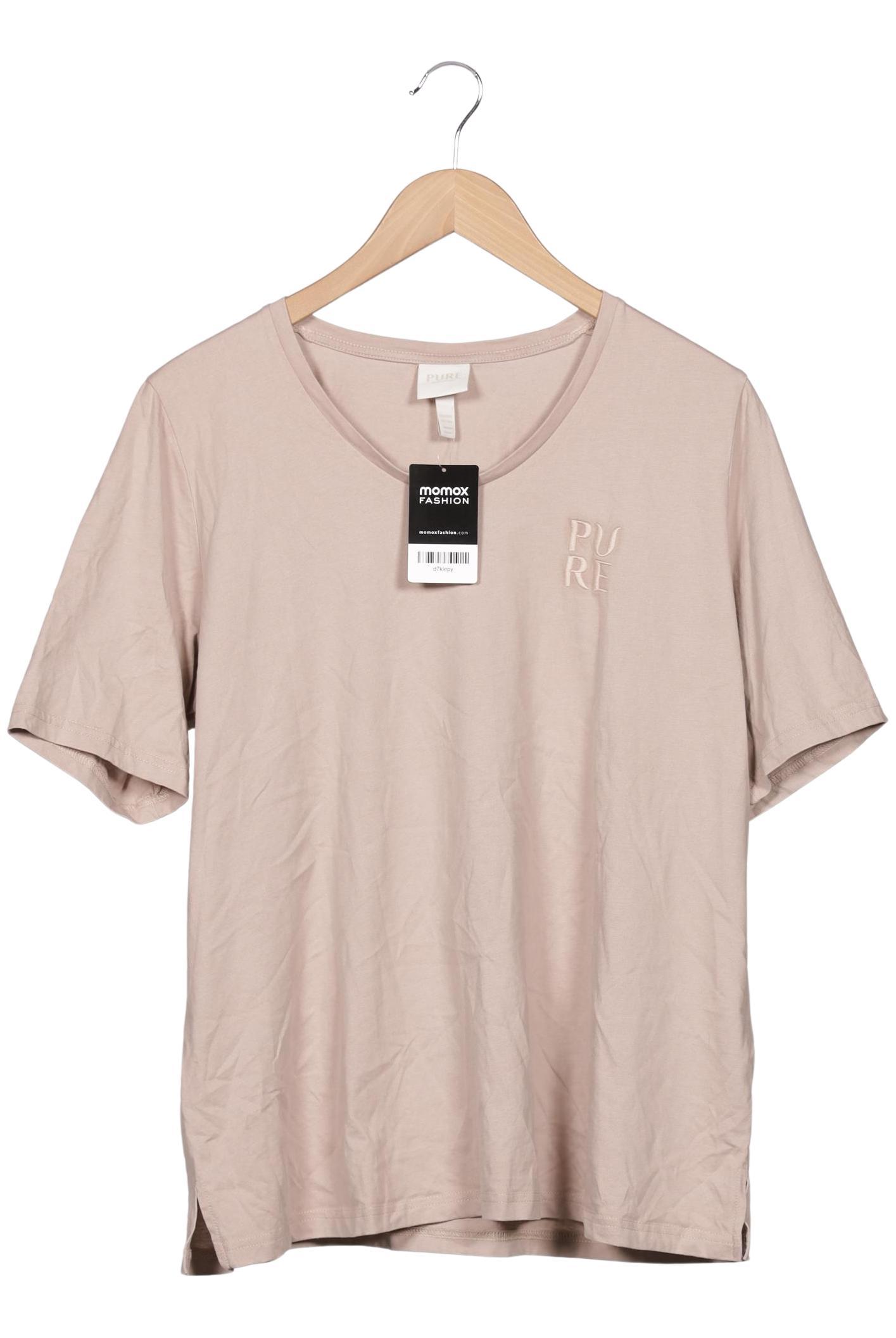

Pure by Ulla Popken Damen T-Shirt, beige, Gr. 46