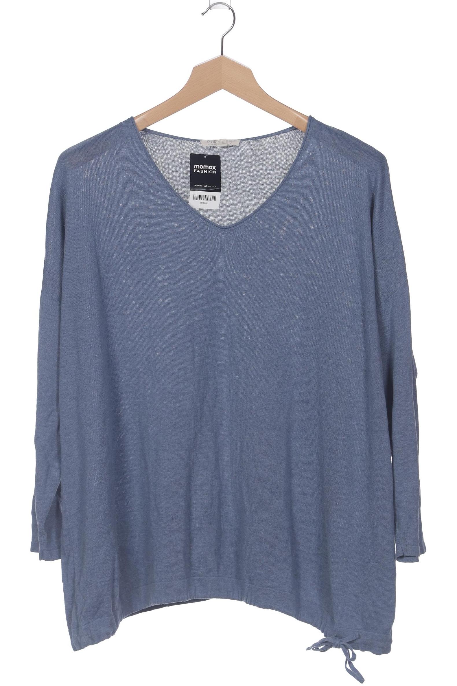 

Pure by Ulla Popken Damen Pullover, blau, Gr. 50