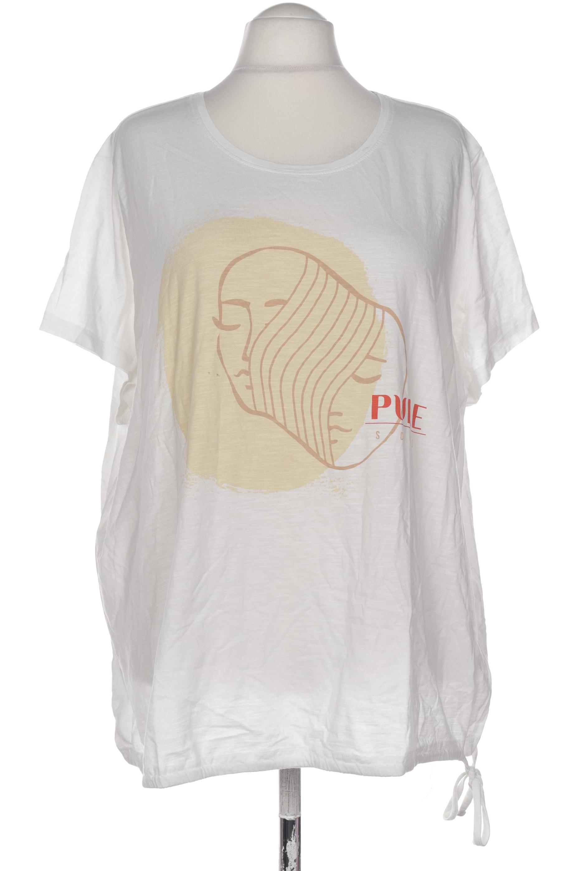 

Pure by Ulla Popken Damen T-Shirt, weiß, Gr. 54