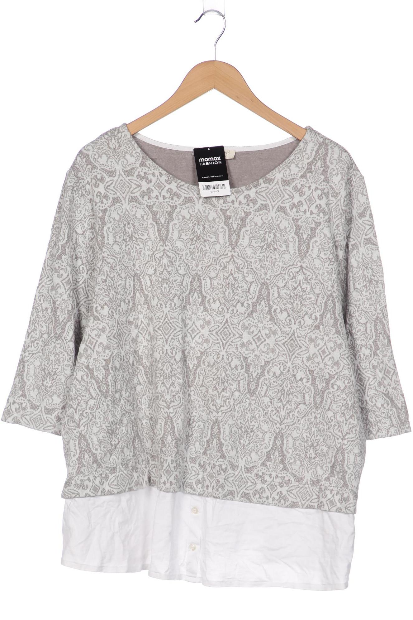 

Pure by Ulla Popken Damen Sweatshirt, grau, Gr. 54