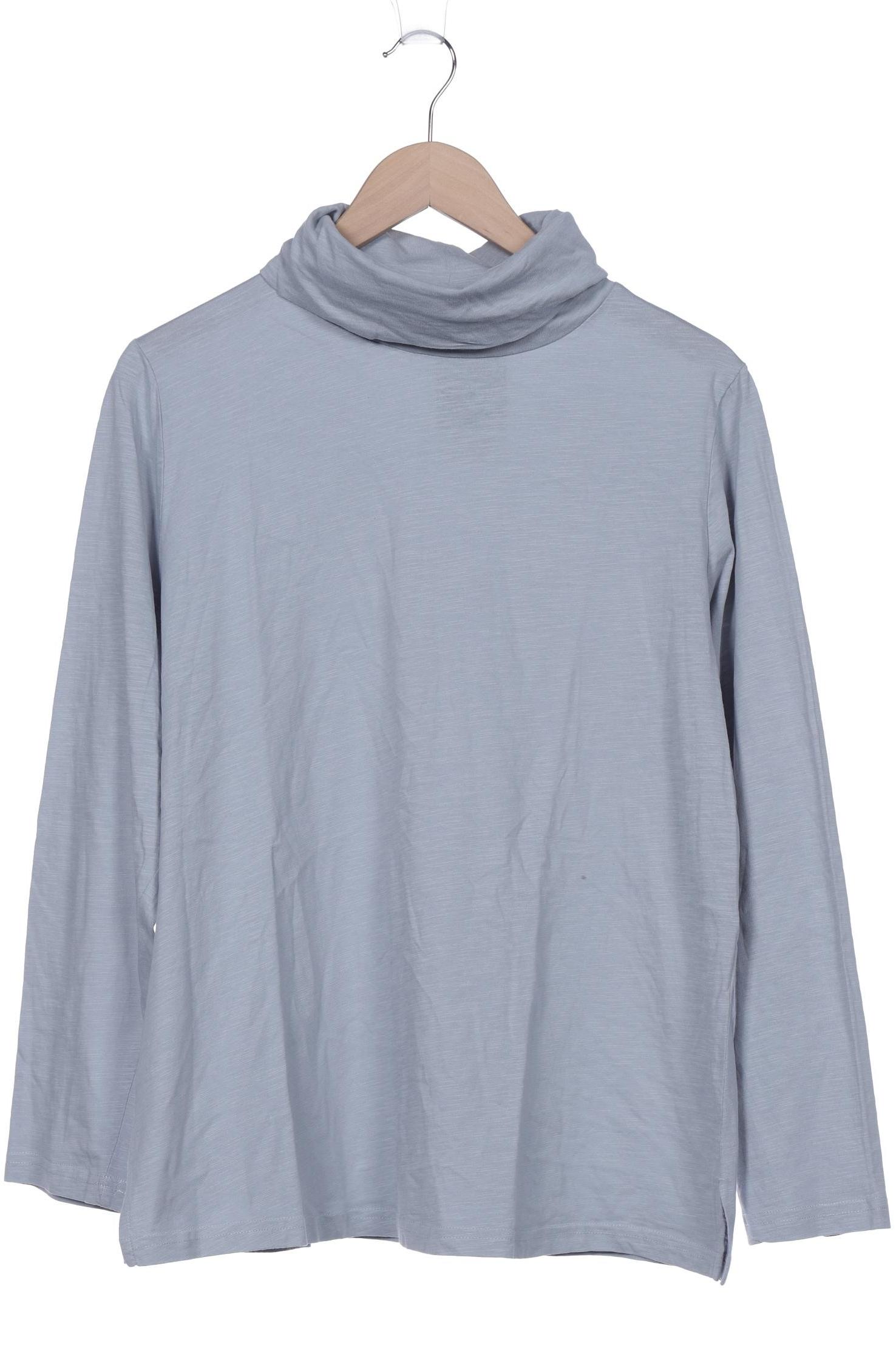 

Pure by Ulla Popken Damen Langarmshirt, hellblau, Gr. 46