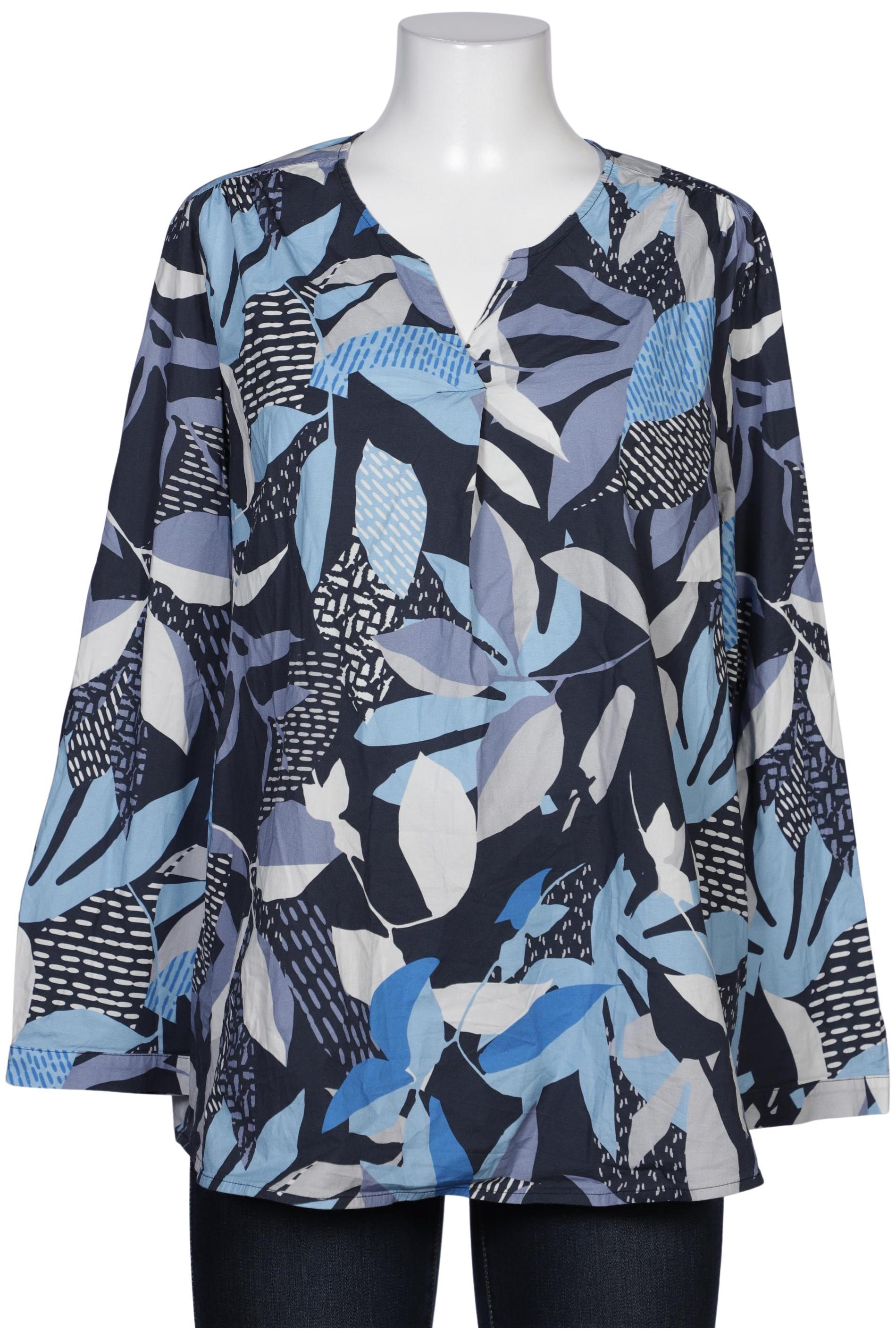 

Pure by Ulla Popken Damen Bluse, mehrfarbig, Gr. 46