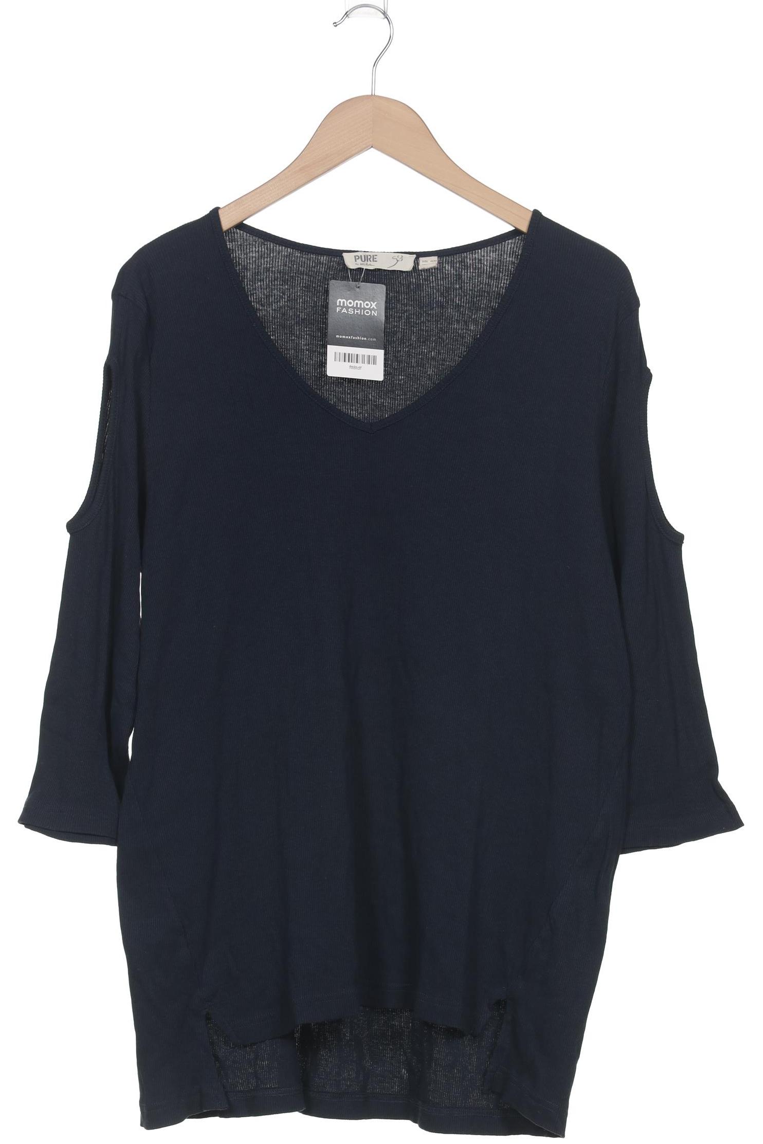 

Pure by Ulla Popken Damen Langarmshirt, marineblau, Gr. 42