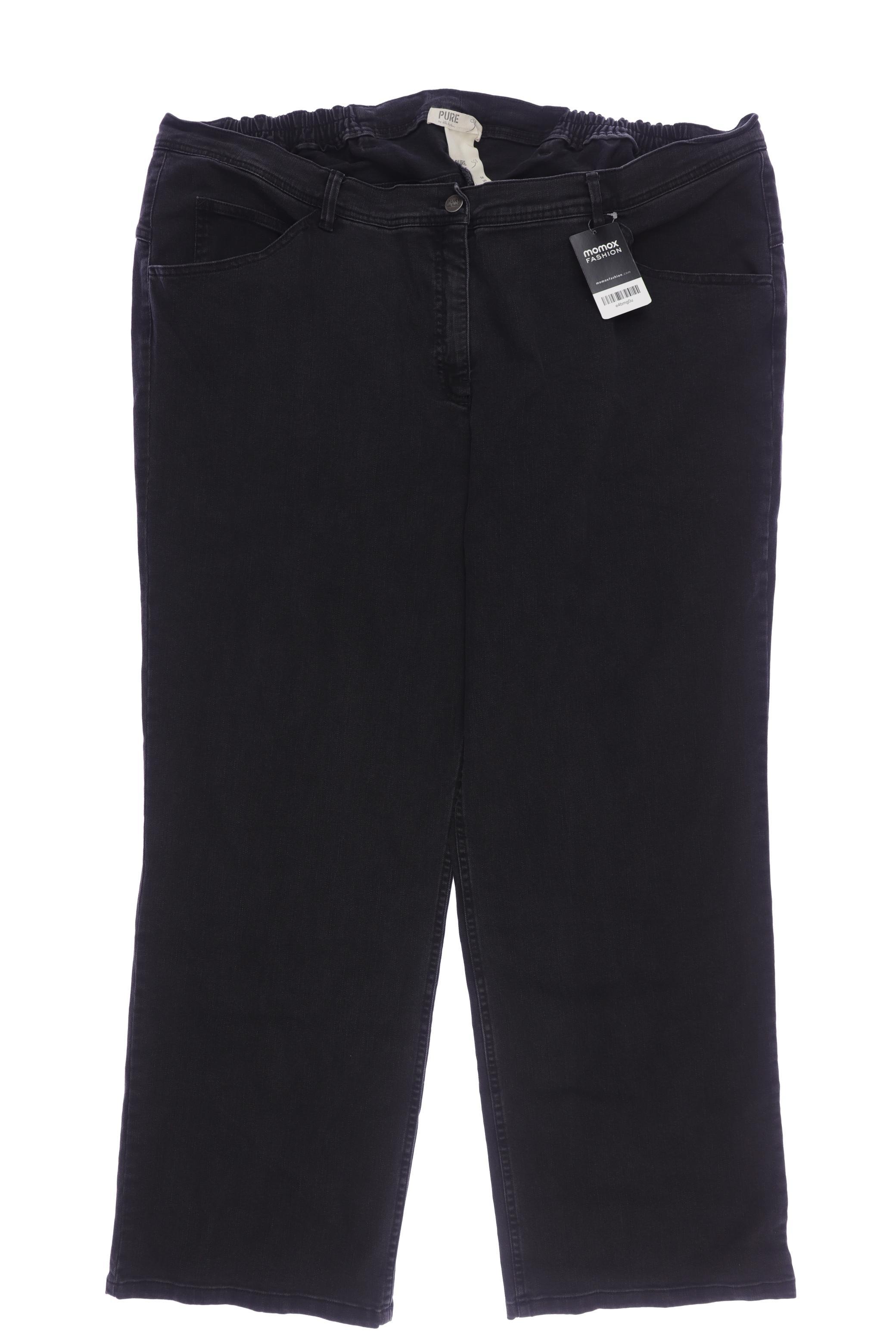 

Pure by Ulla Popken Damen Jeans, schwarz, Gr. 56