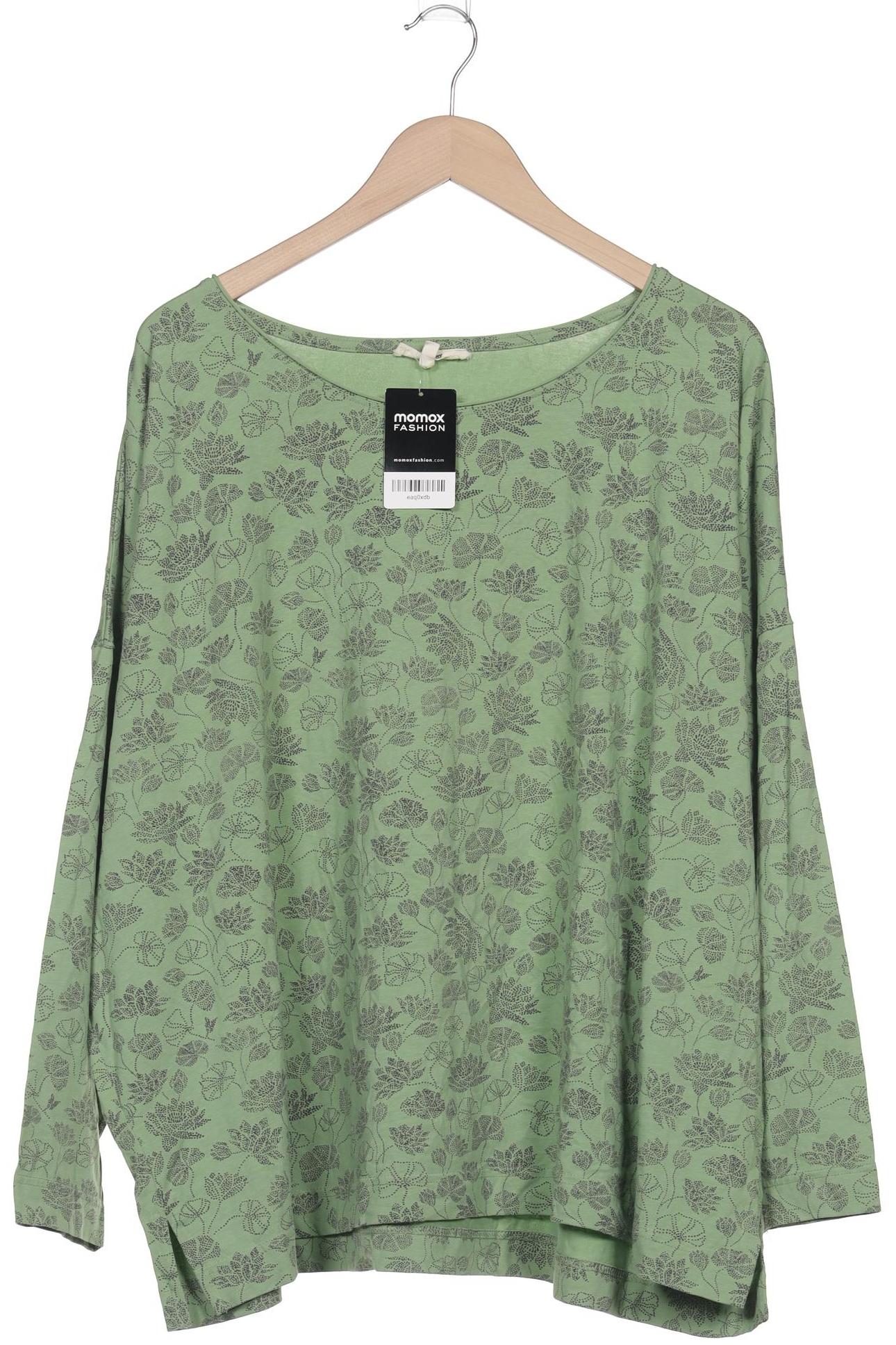 

Pure by Ulla Popken Damen Langarmshirt, grün, Gr. 46