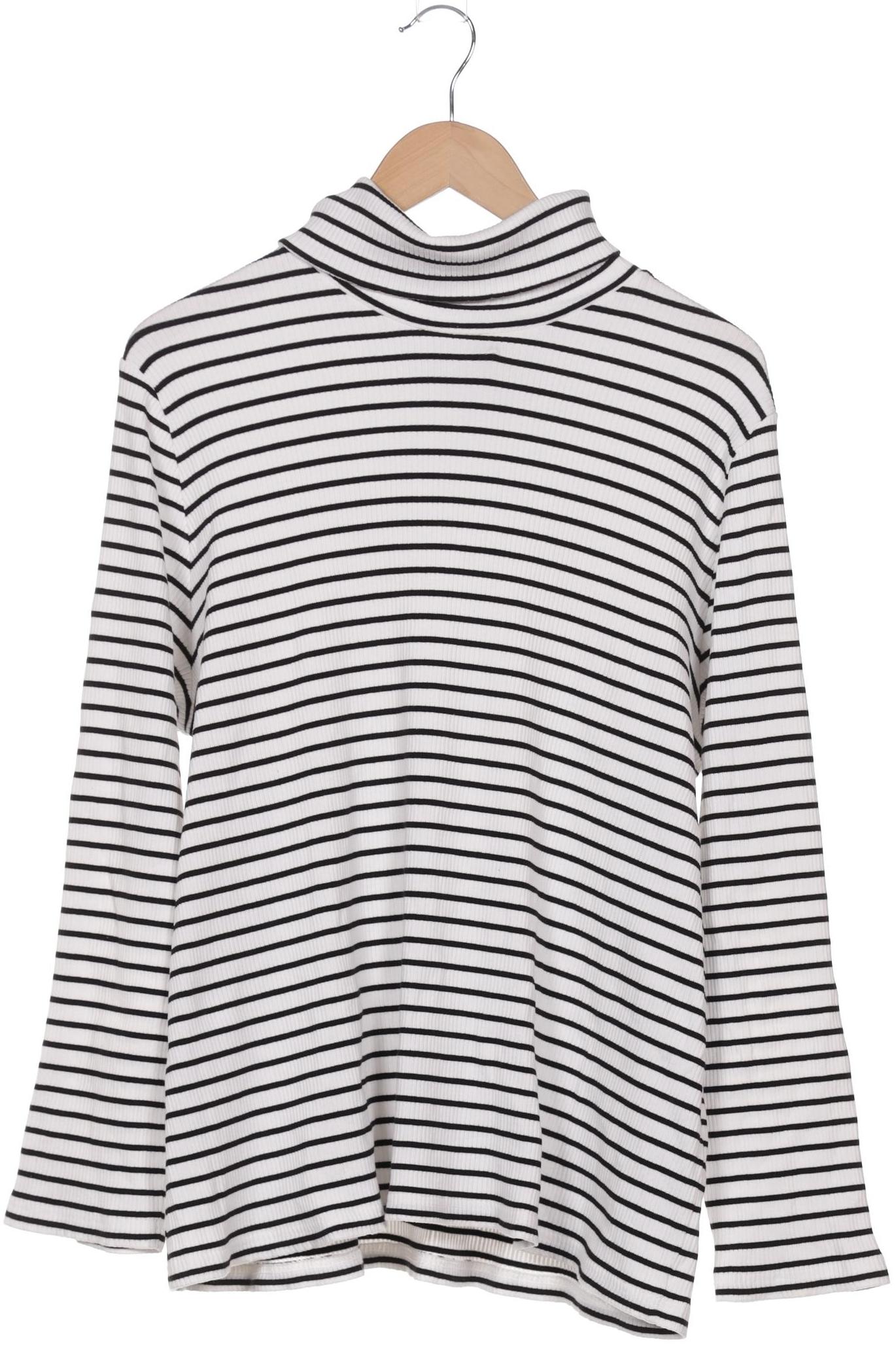 

Pure by Ulla Popken Damen Langarmshirt, weiß, Gr. 46