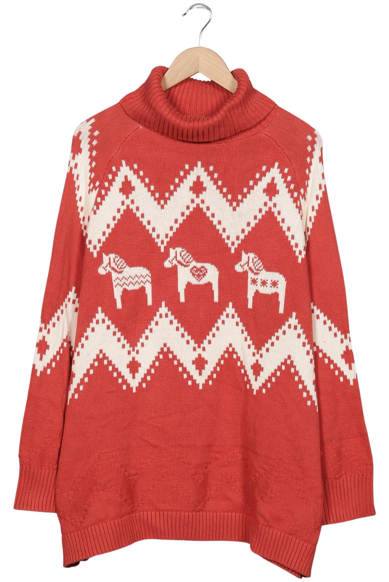 

Pure by Ulla Popken Damen Pullover, rot, Gr. 50