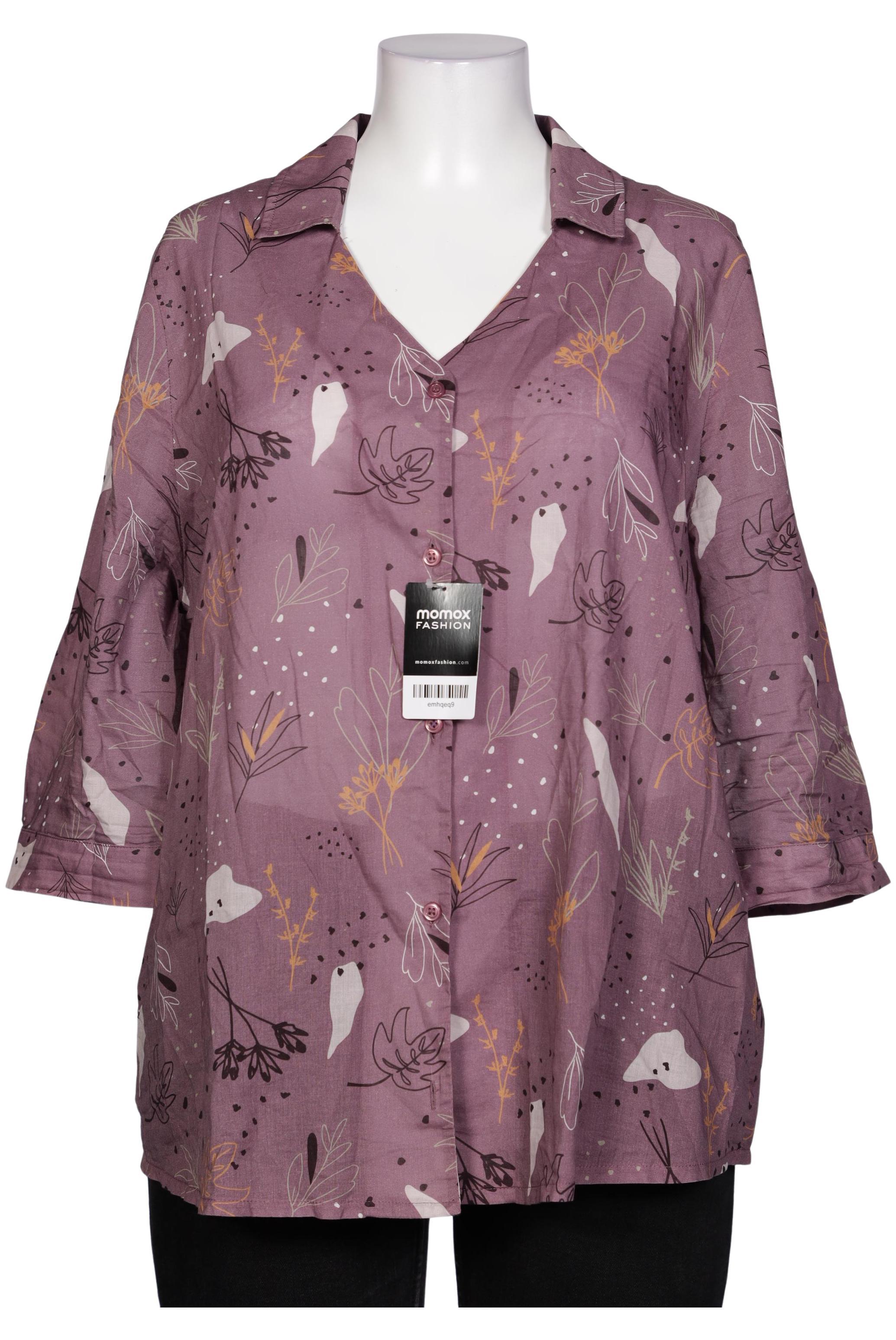 

Pure by Ulla Popken Damen Bluse, flieder, Gr. 46