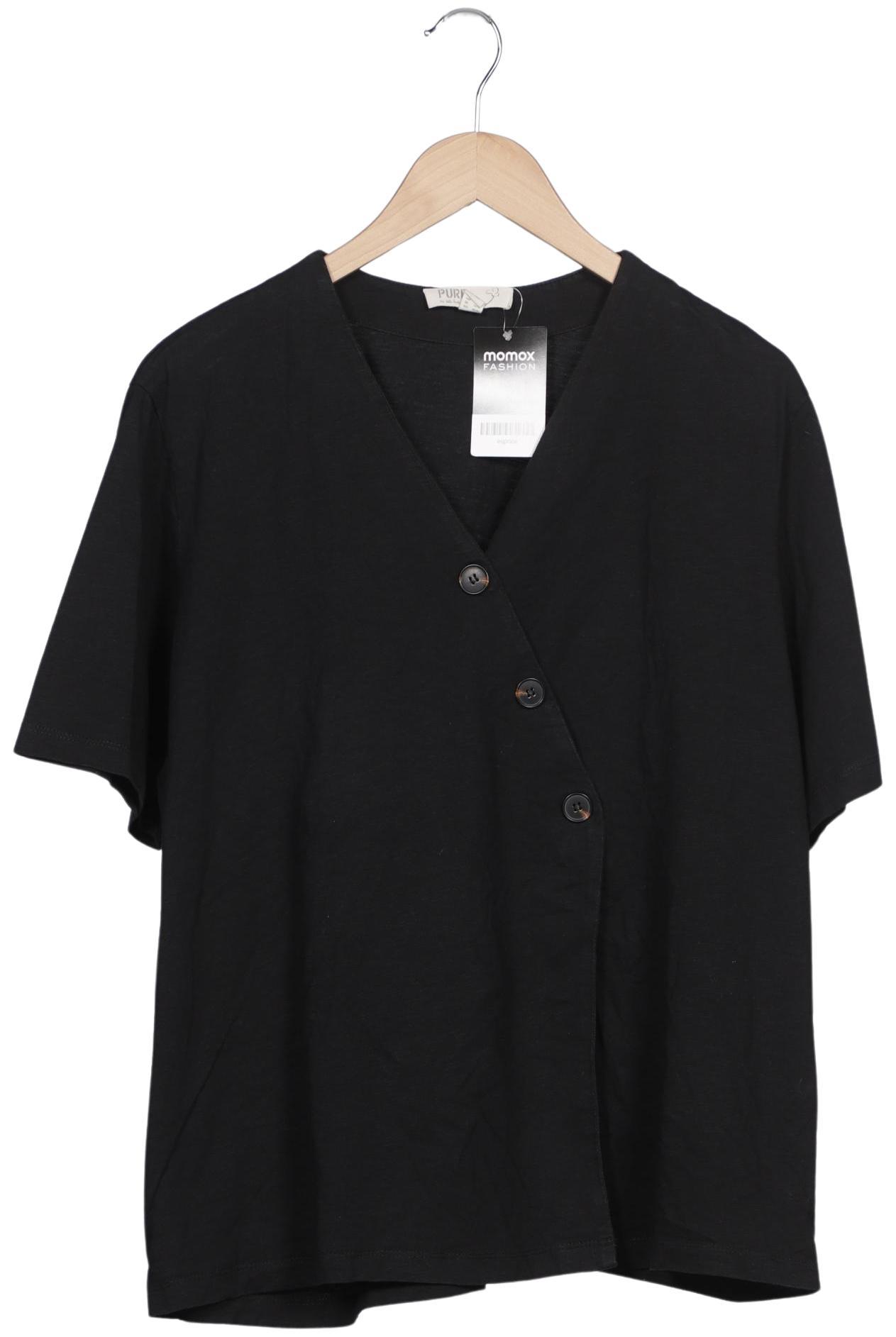 

Pure by Ulla Popken Damen T-Shirt, schwarz, Gr. 42