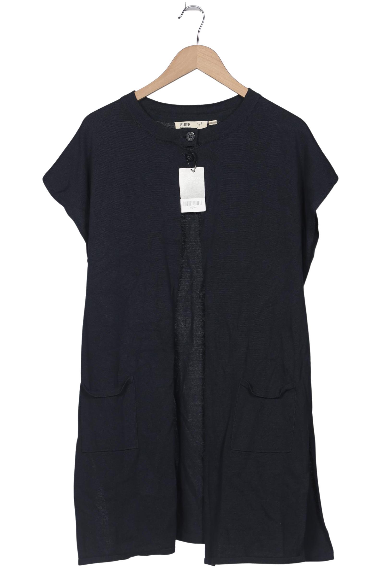 

Pure by Ulla Popken Damen Strickjacke, marineblau, Gr. 42