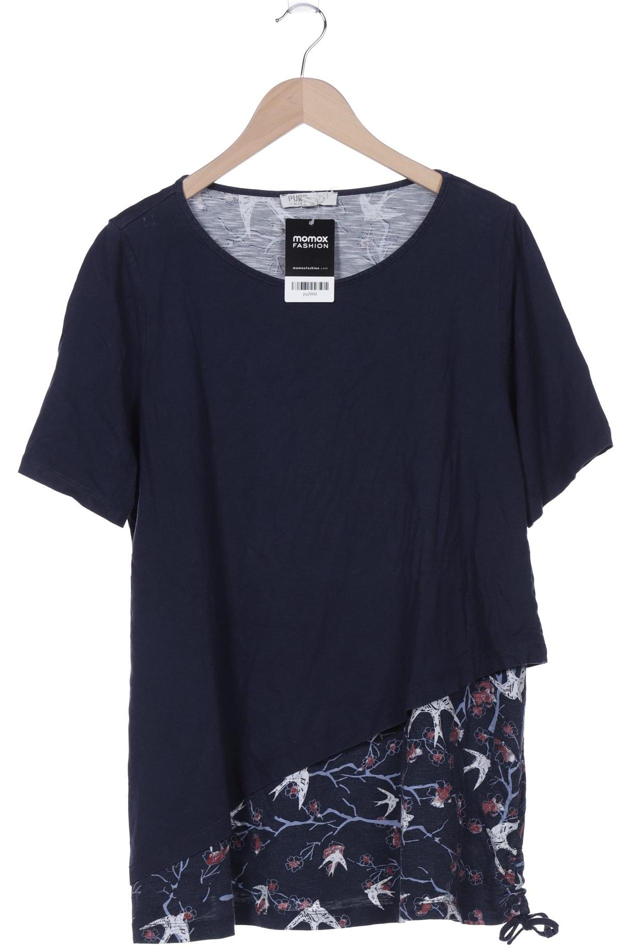 

Pure by Ulla Popken Damen T-Shirt, marineblau, Gr. 46