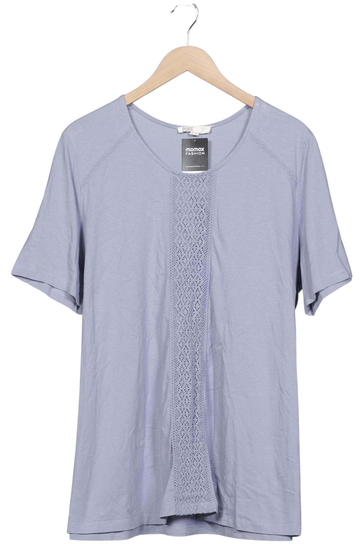 

Pure by Ulla Popken Damen T-Shirt, hellblau, Gr. 50