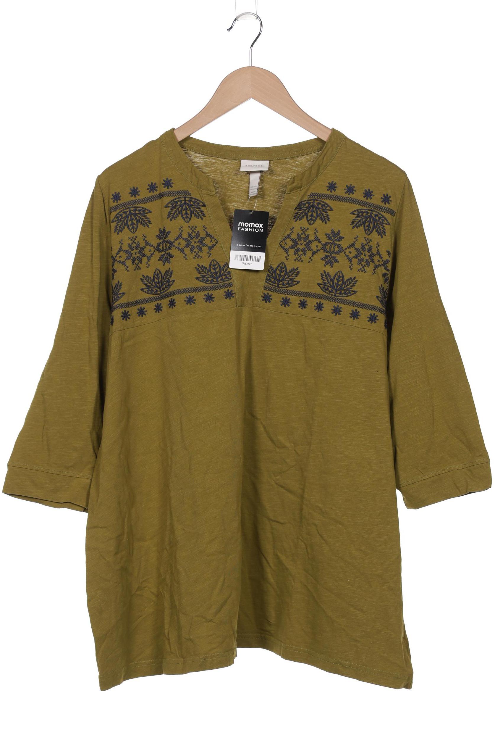 

Pure by Ulla Popken Damen Langarmshirt, grün, Gr. 50