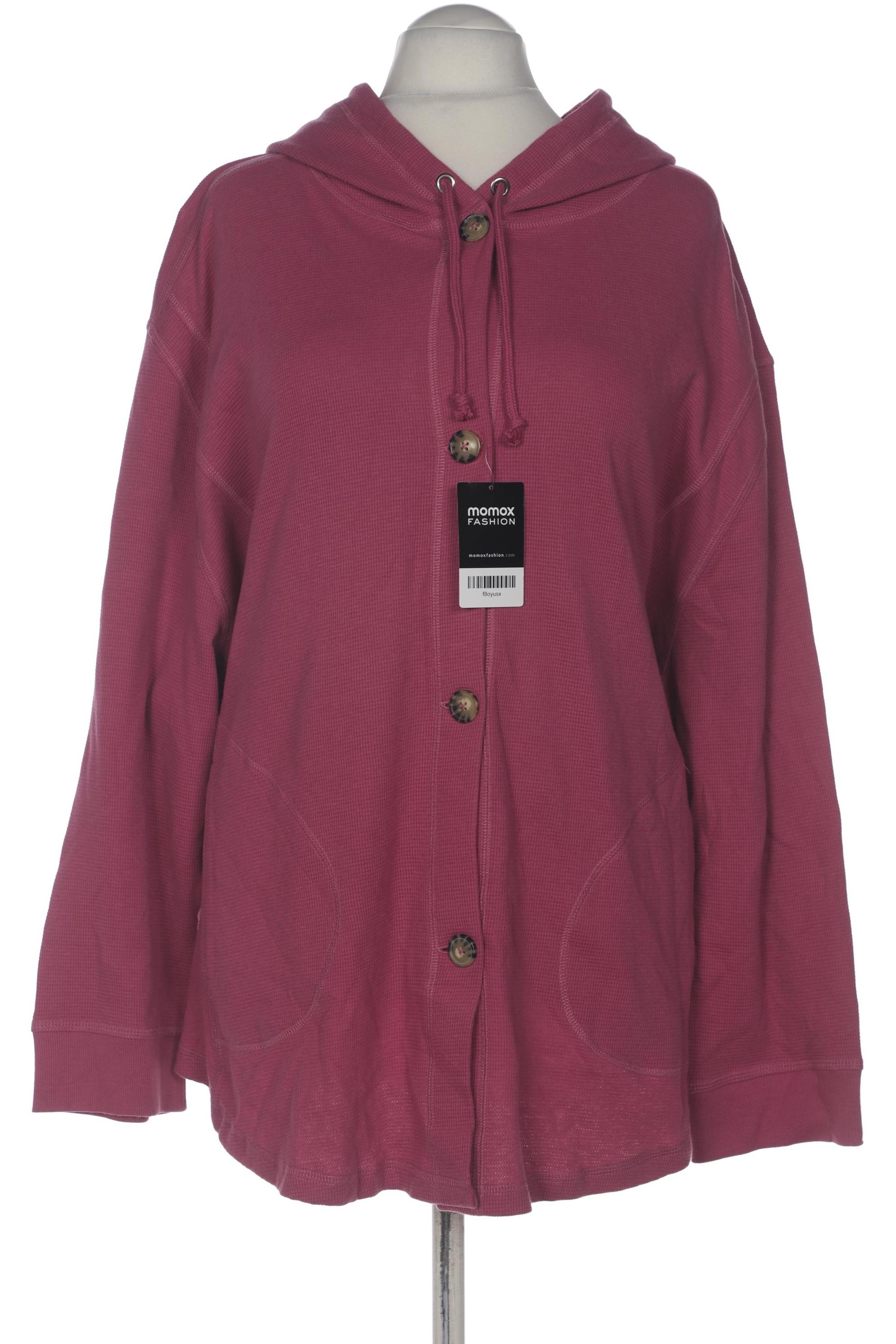 

Pure by Ulla Popken Damen Kapuzenpullover, pink, Gr. 58