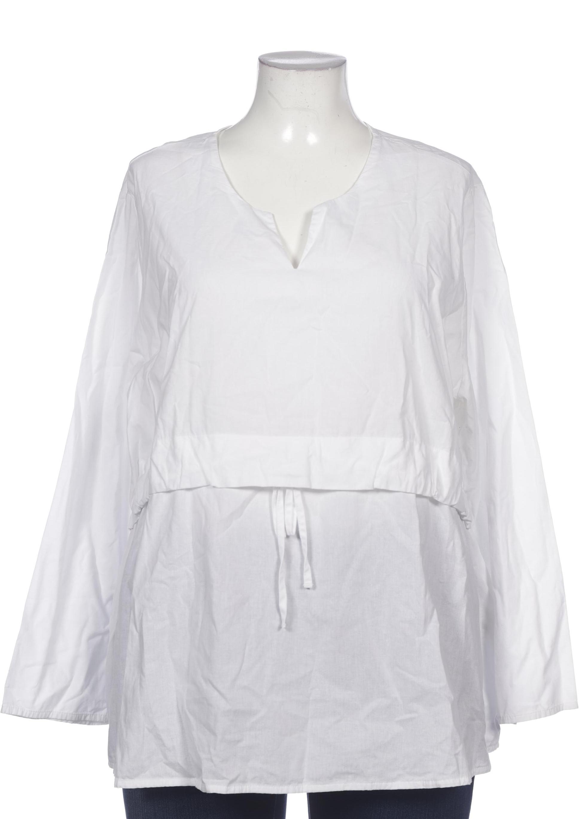 

Pure by Ulla Popken Damen Bluse, weiß, Gr. 50