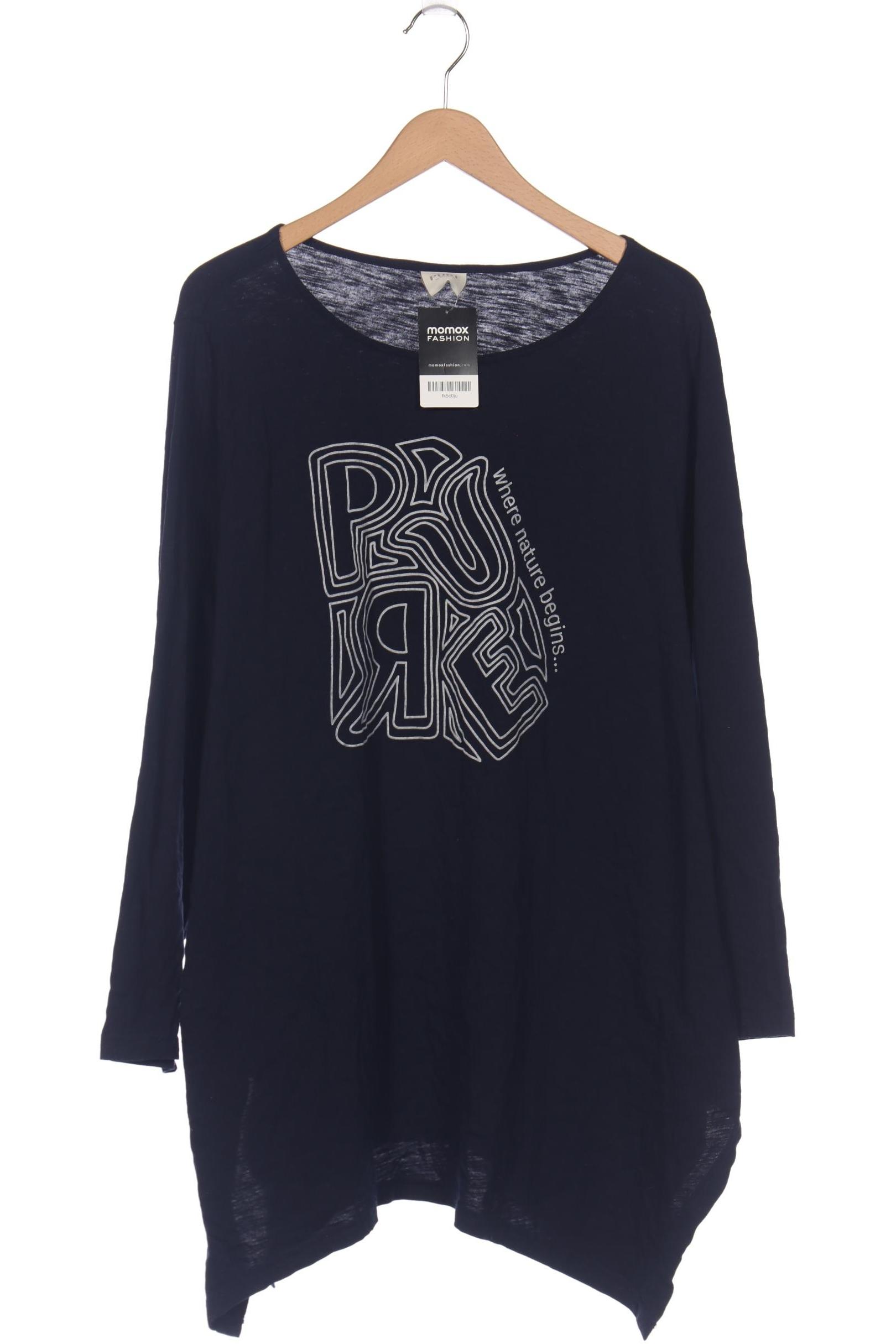 

Pure by Ulla Popken Damen Langarmshirt, marineblau, Gr. 46