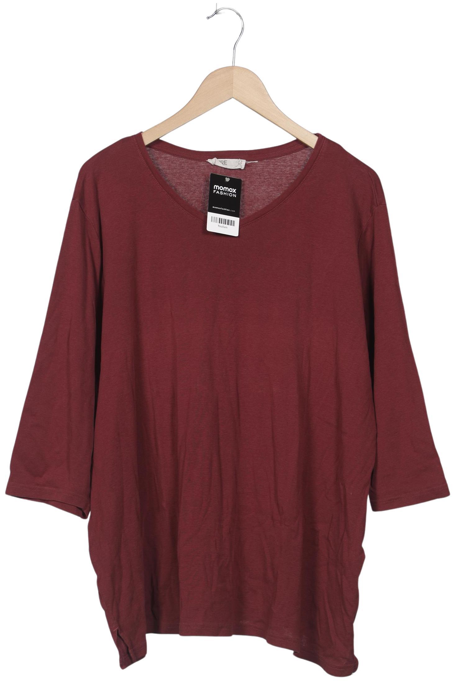 

Pure by Ulla Popken Damen Langarmshirt, bordeaux, Gr. 48