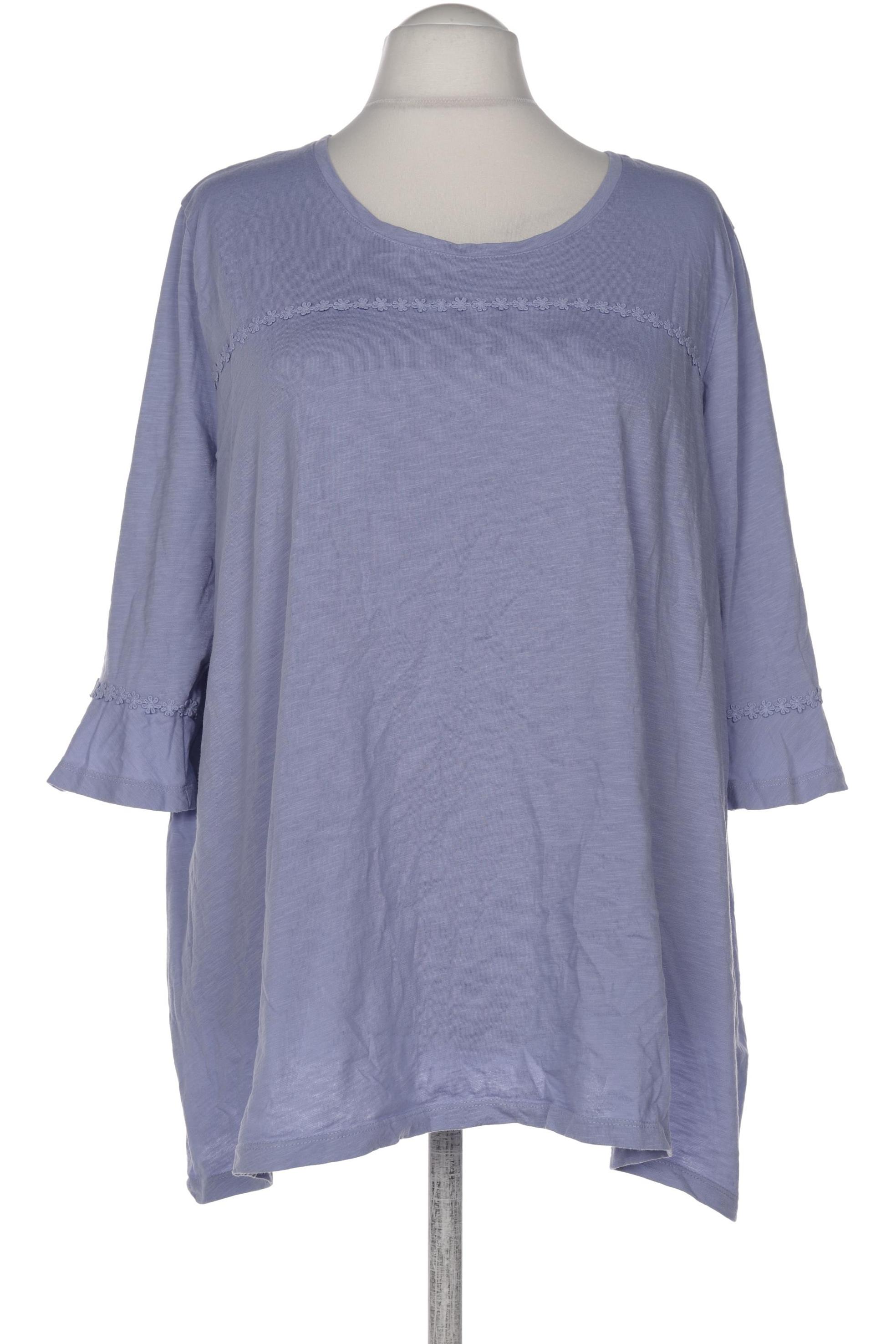 

Pure by Ulla Popken Damen Langarmshirt, flieder, Gr. 54