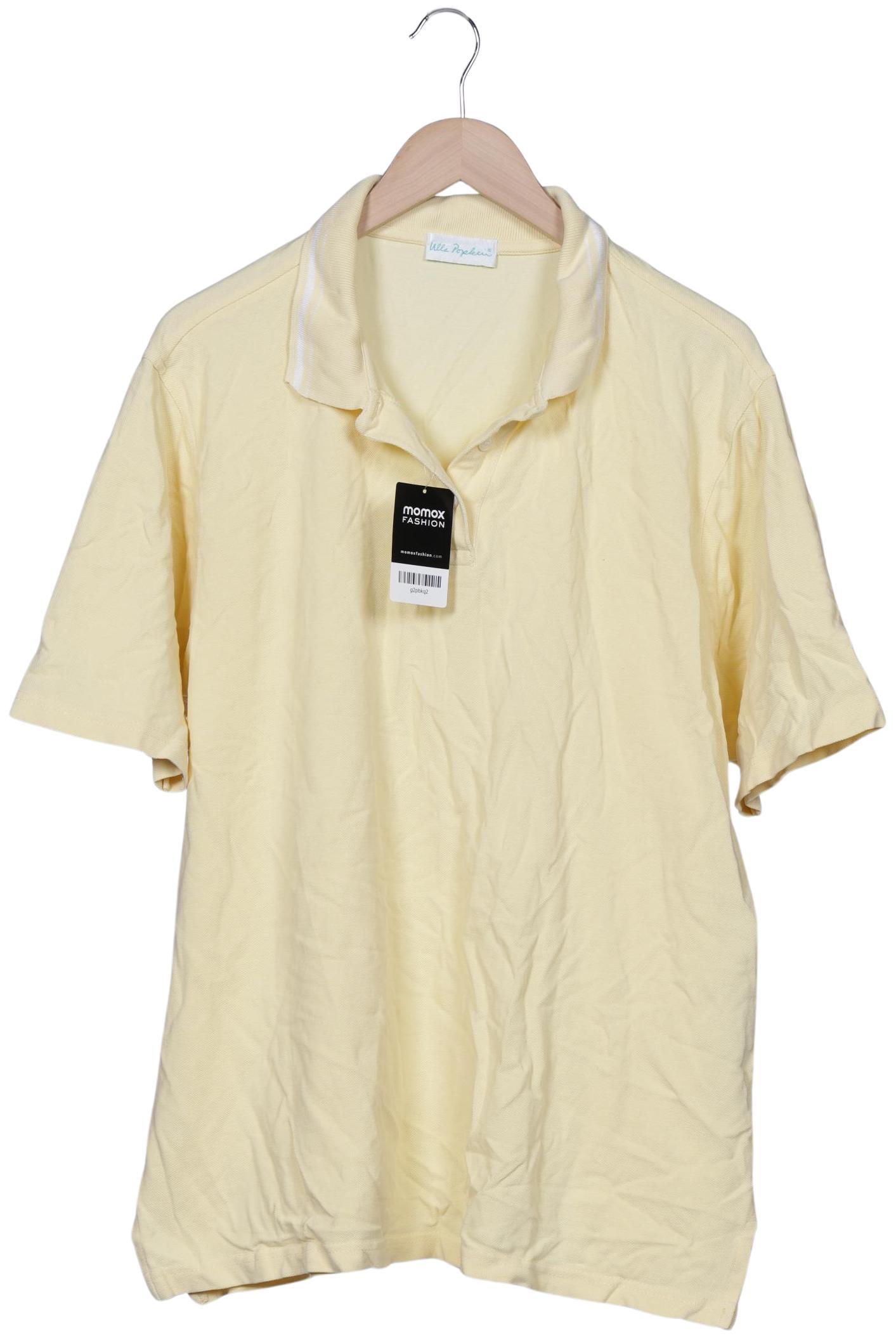 

Pure by Ulla Popken Damen Poloshirt, gelb, Gr. 46
