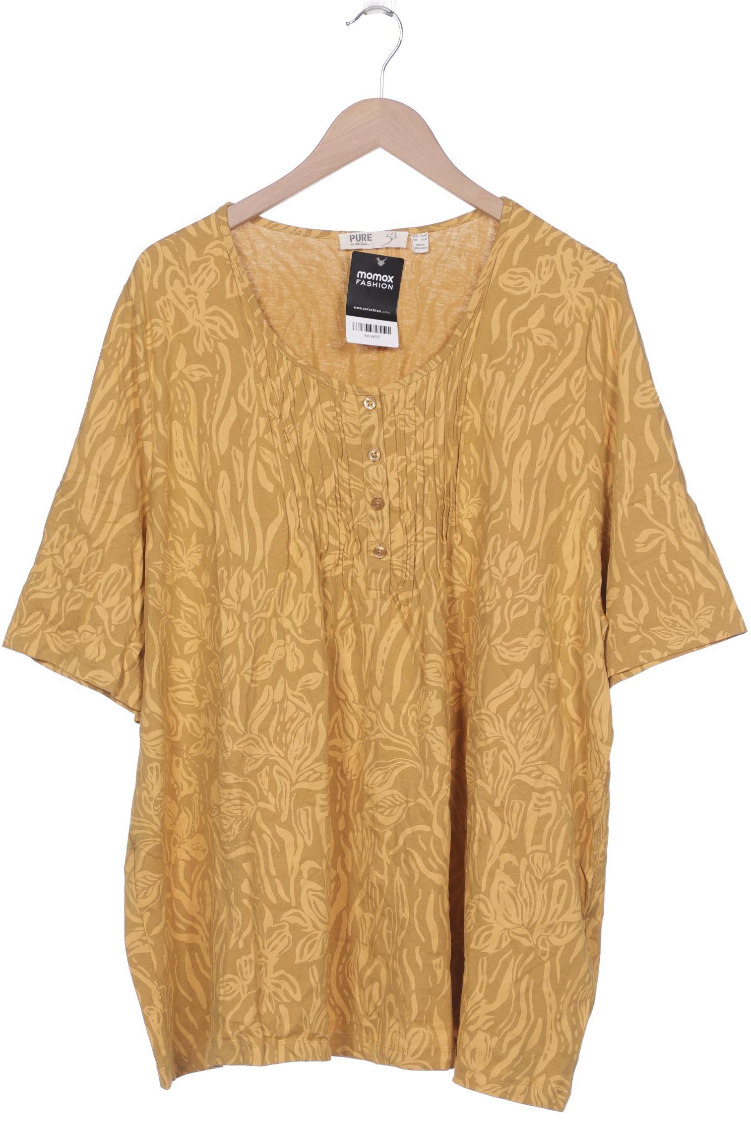 

Pure by Ulla Popken Damen T-Shirt, gelb, Gr. 54