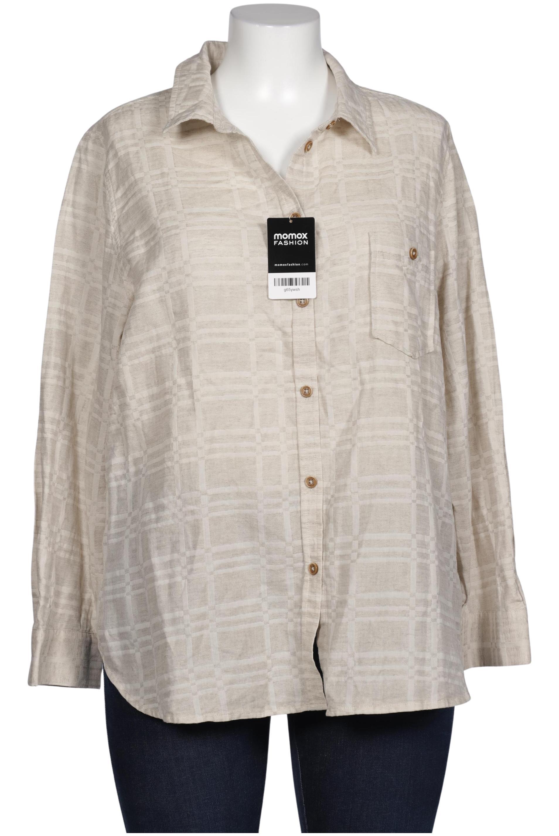 

Pure by Ulla Popken Damen Bluse, beige, Gr. 46