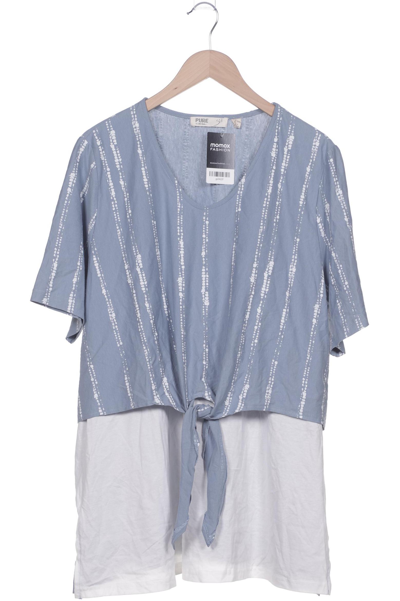 

Pure by Ulla Popken Damen T-Shirt, hellblau, Gr. 50