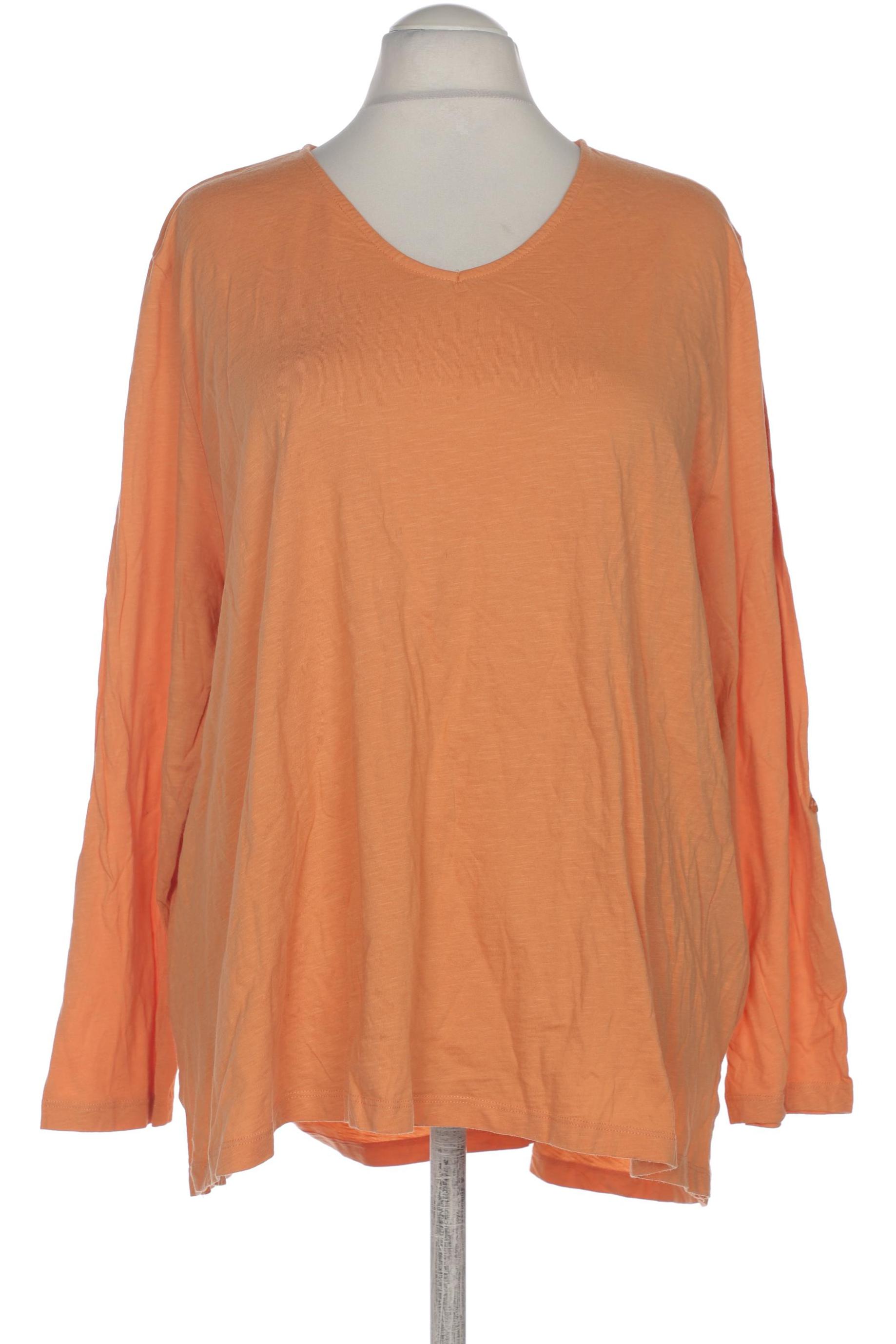 

Pure by Ulla Popken Damen Langarmshirt, orange, Gr. 52