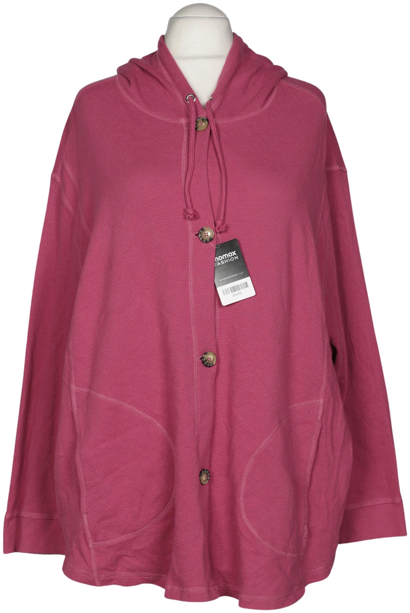 

Pure by Ulla Popken Damen Kapuzenpullover, pink, Gr. 58