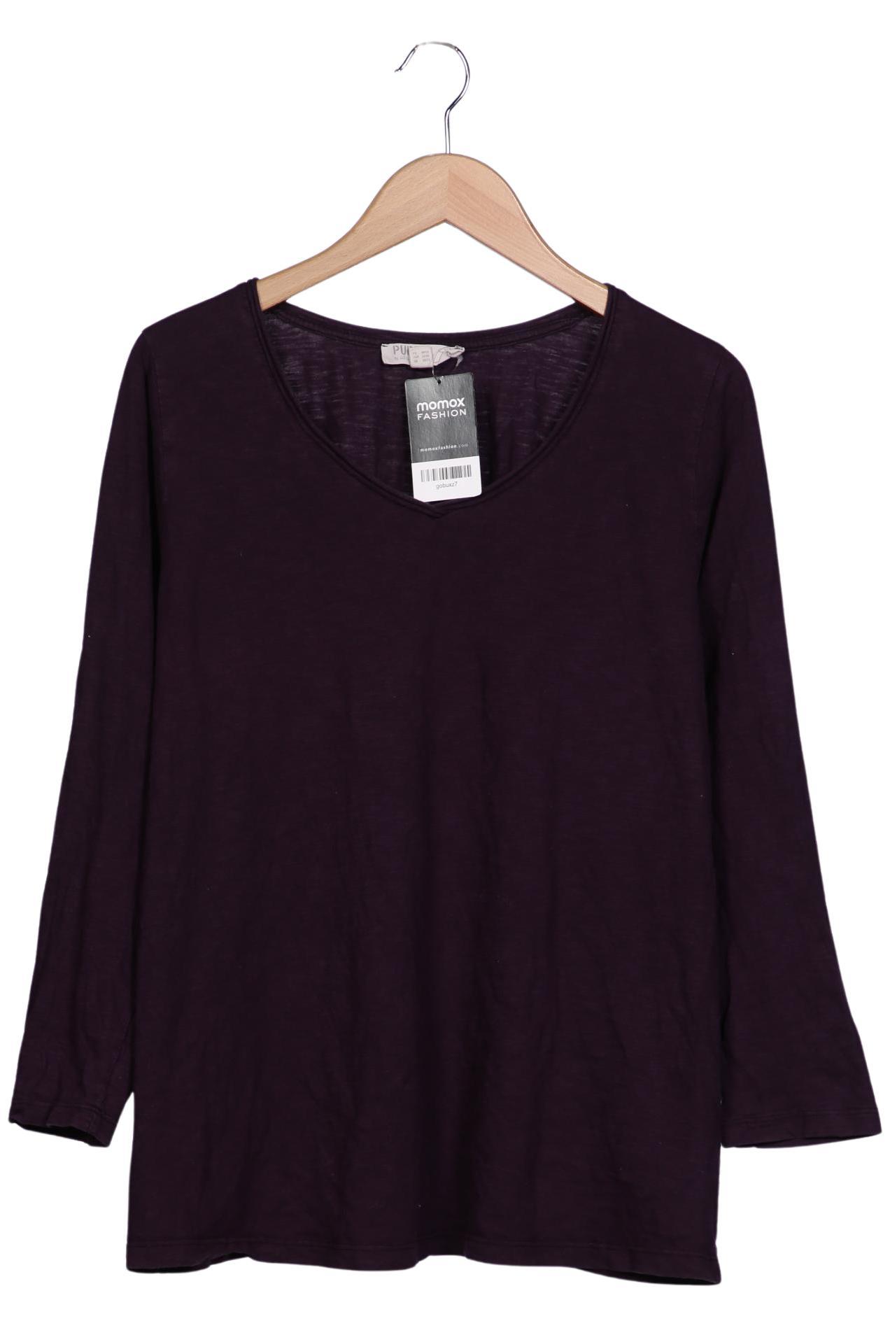 

Pure by Ulla Popken Damen Langarmshirt, flieder, Gr. 46