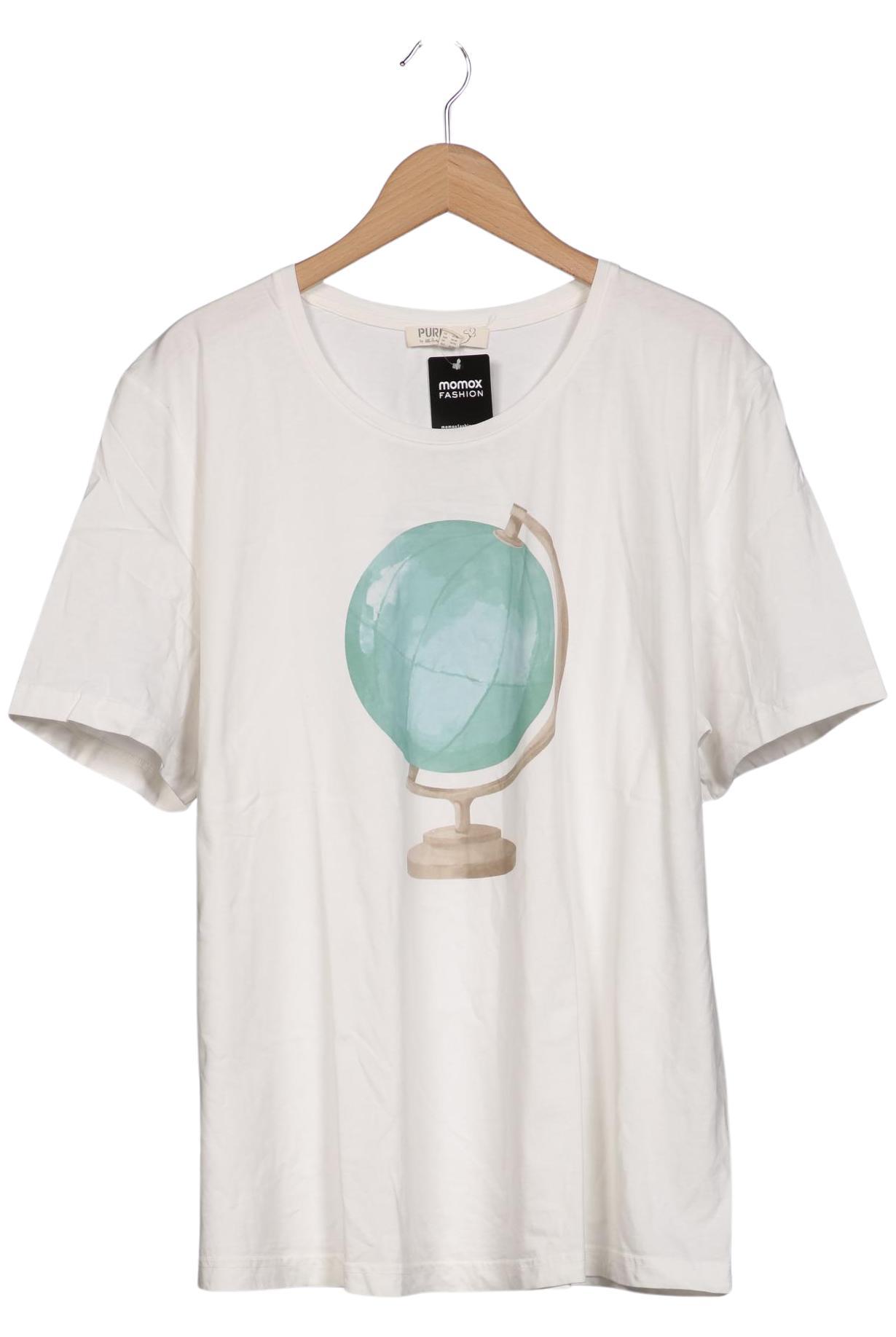 

Pure by Ulla Popken Damen T-Shirt, weiß, Gr. 50