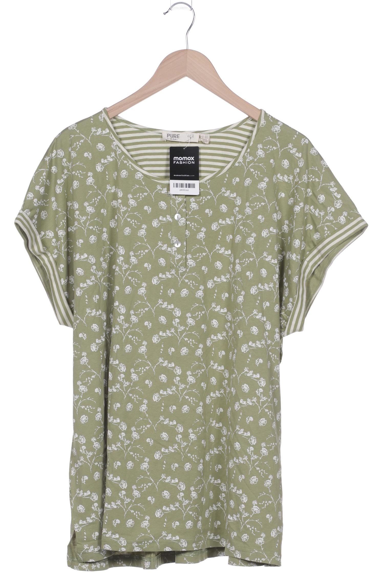 

Pure by Ulla Popken Damen T-Shirt, grün, Gr. 50