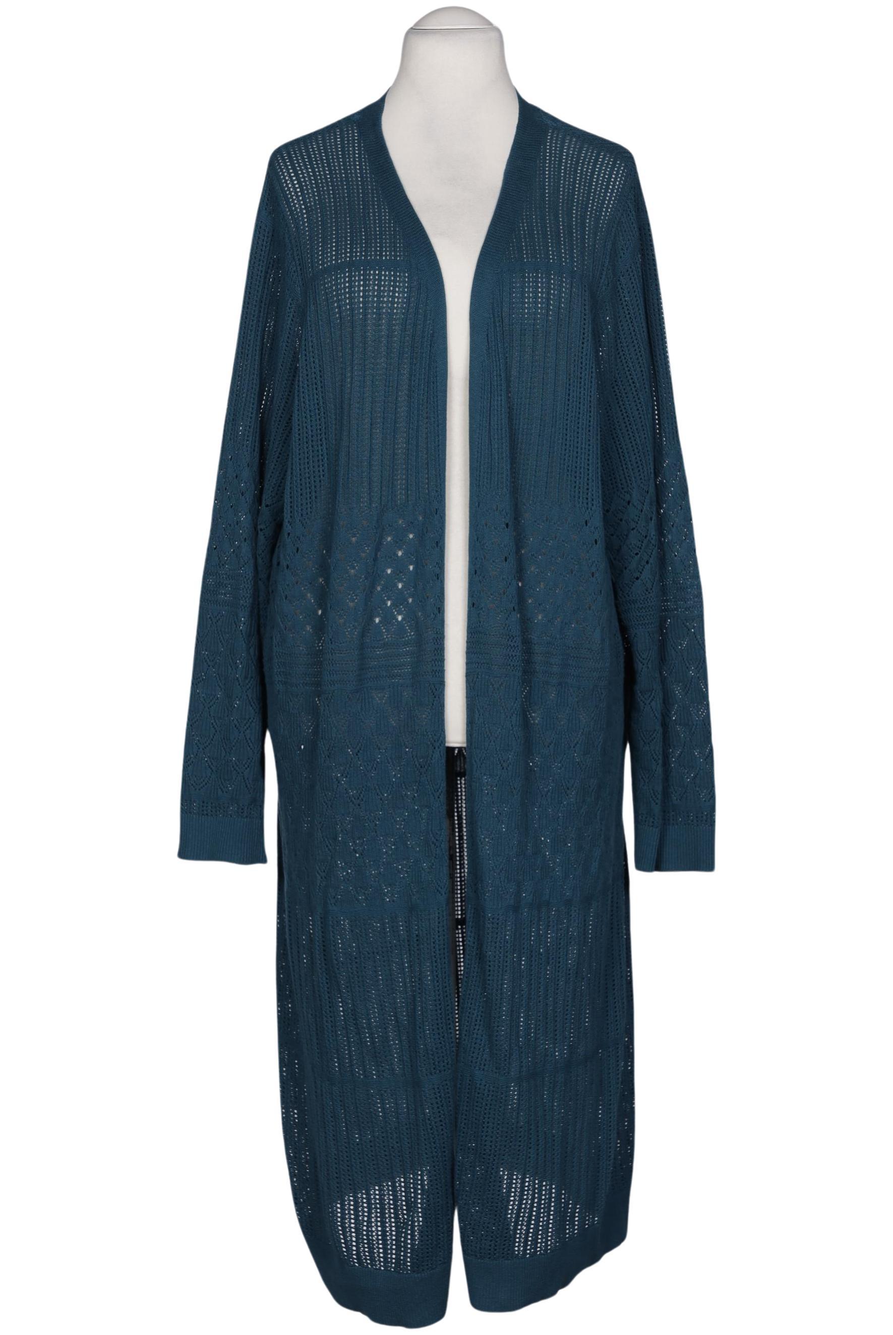 

Pure by Ulla Popken Damen Strickjacke, türkis, Gr. 50