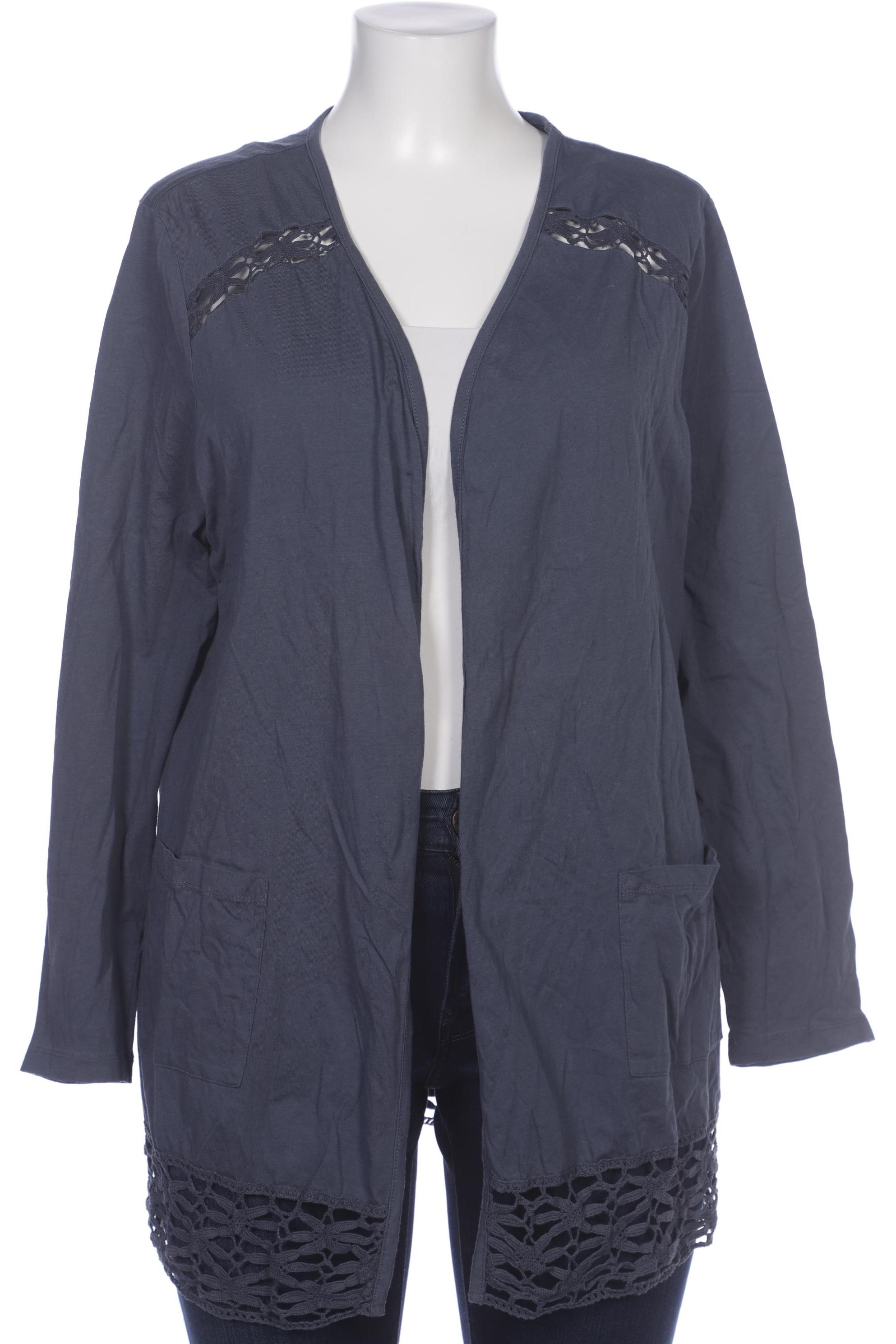 

Pure by Ulla Popken Damen Strickjacke, marineblau, Gr. 46