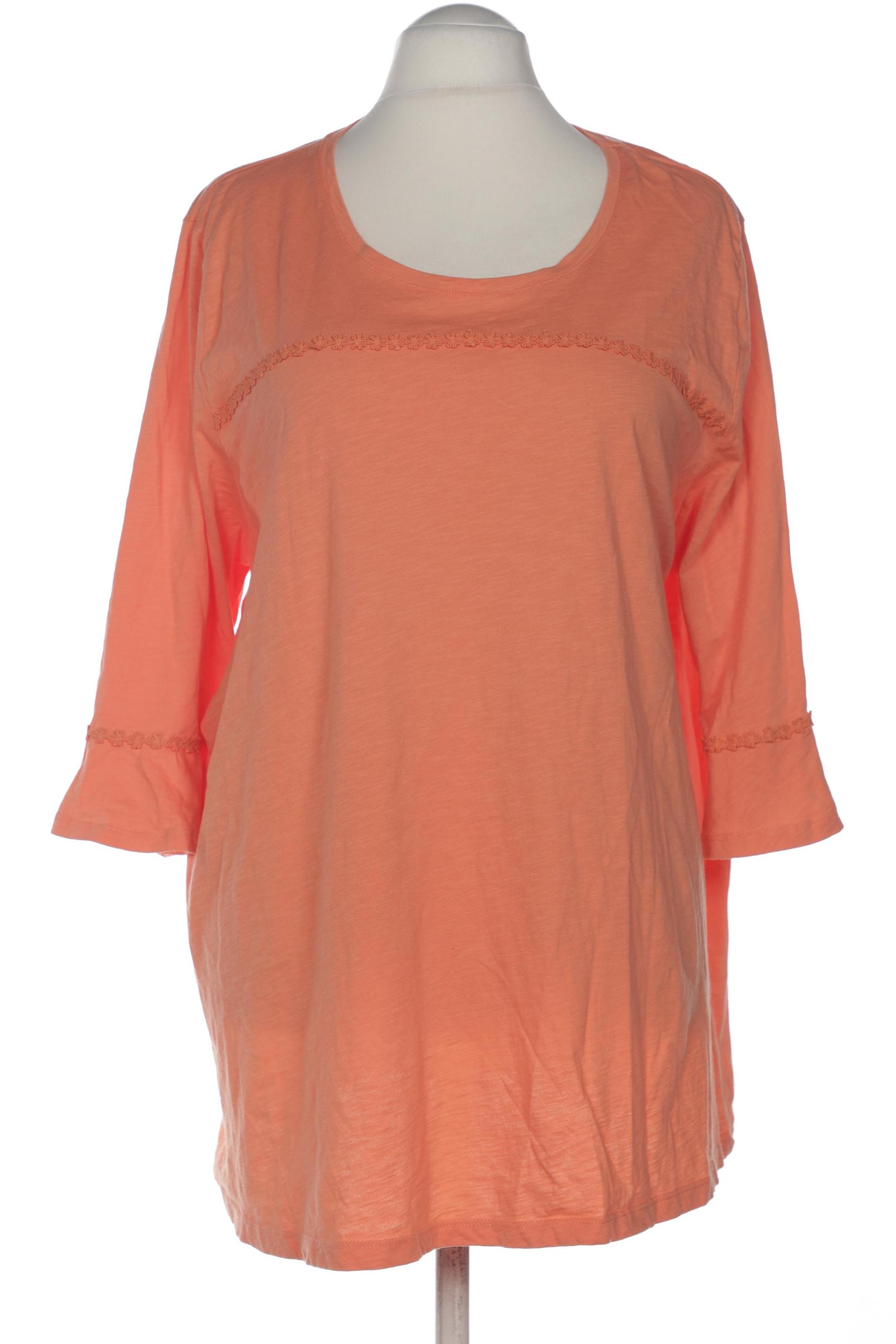 

Pure by Ulla Popken Damen Langarmshirt, orange, Gr. 54